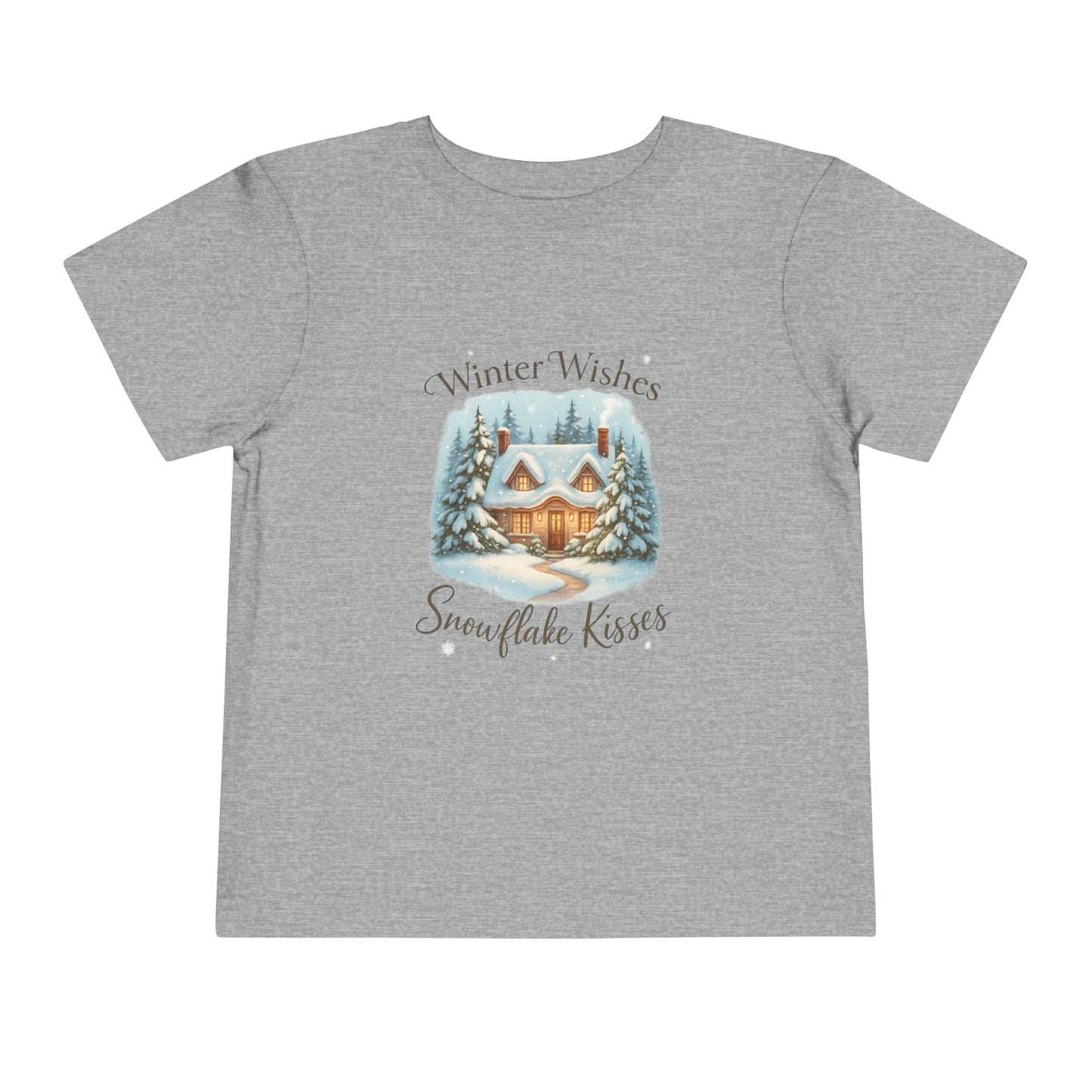 Winter Wishes Cottage Christmas Tee - Toddler Holiday