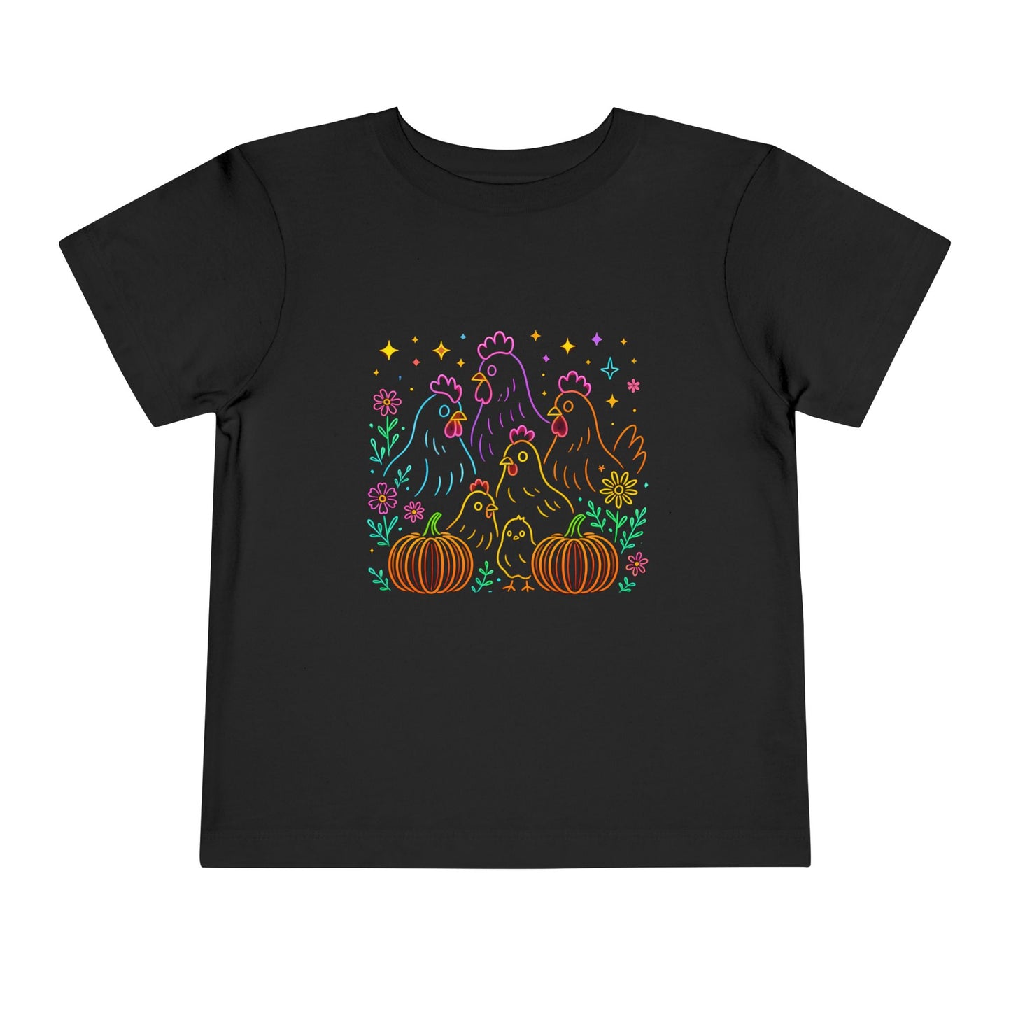 Chicken & Pumpkins Toddler Christmas Tee