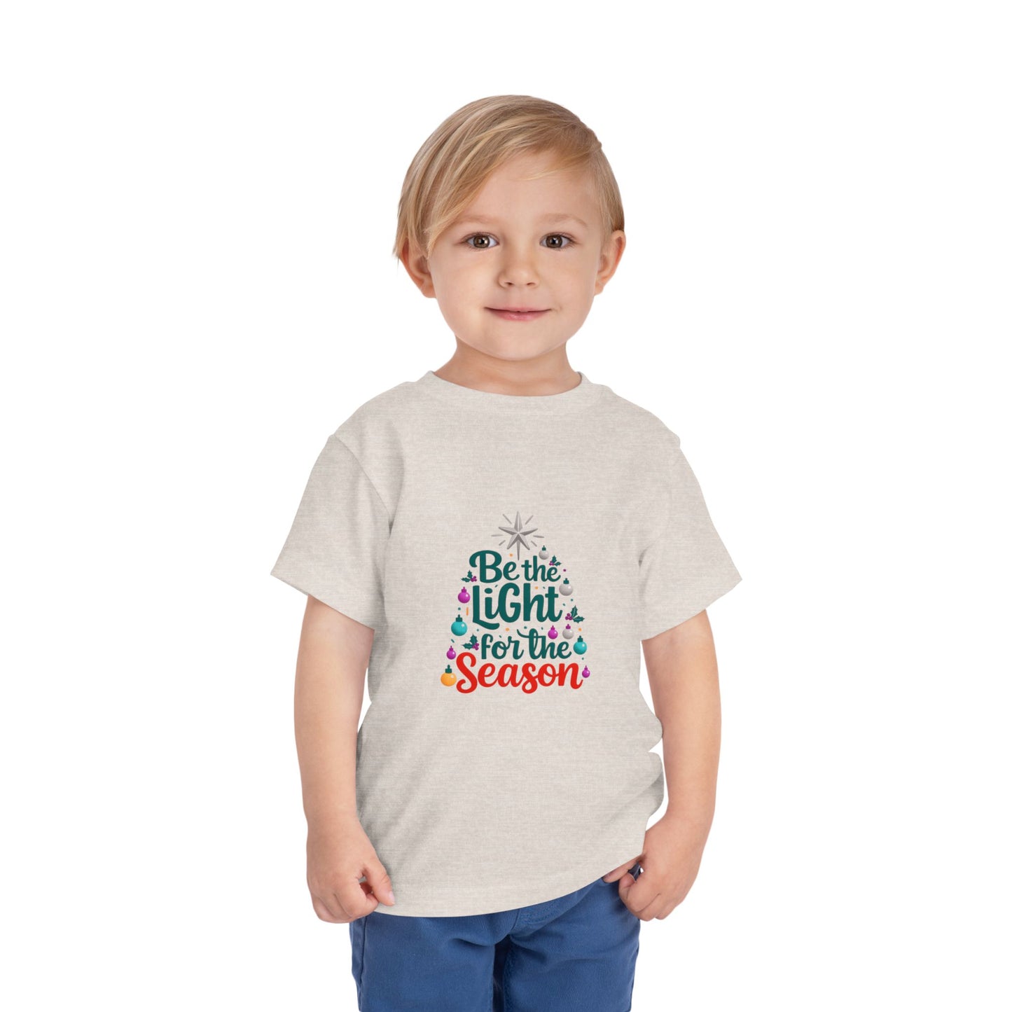 Be the Light Toddler Christmas Tee