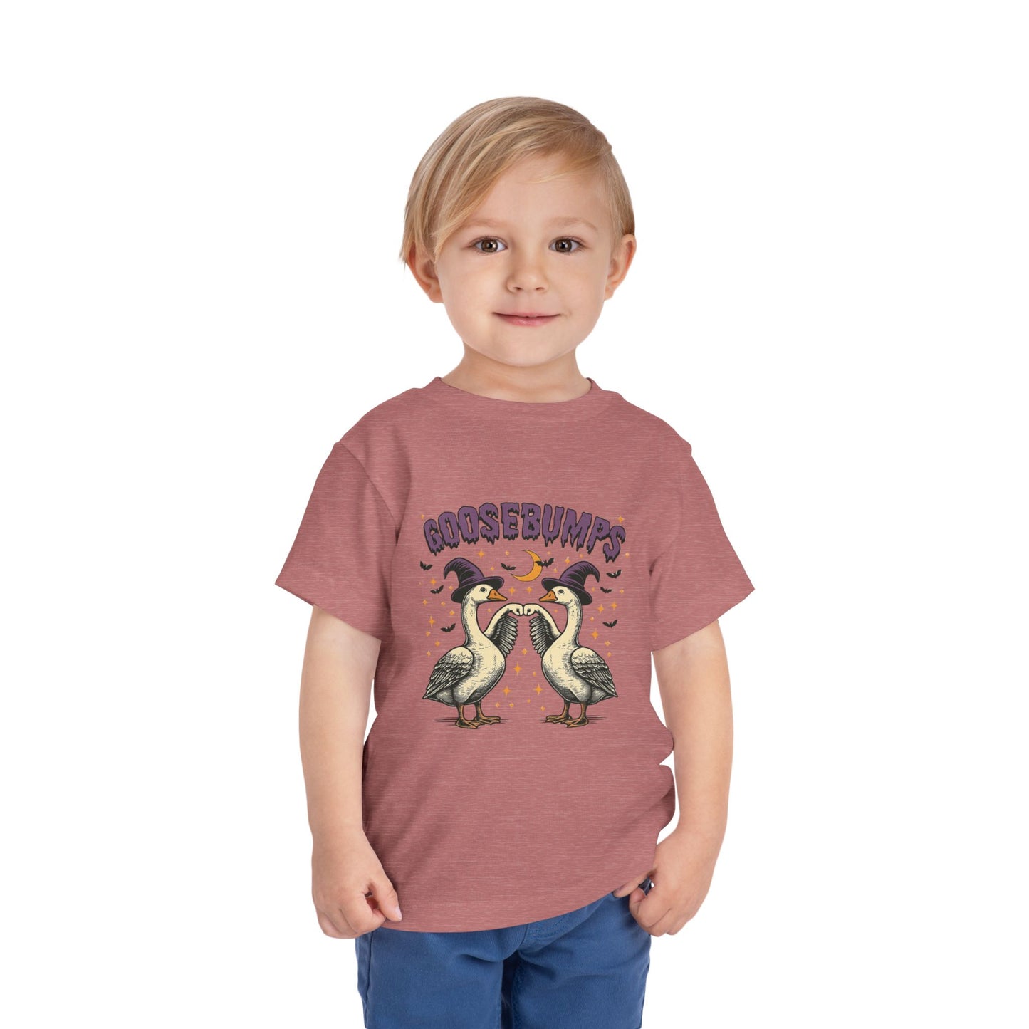 Goosebumps Halloween Toddler Tee - Funny Spooky Xmas