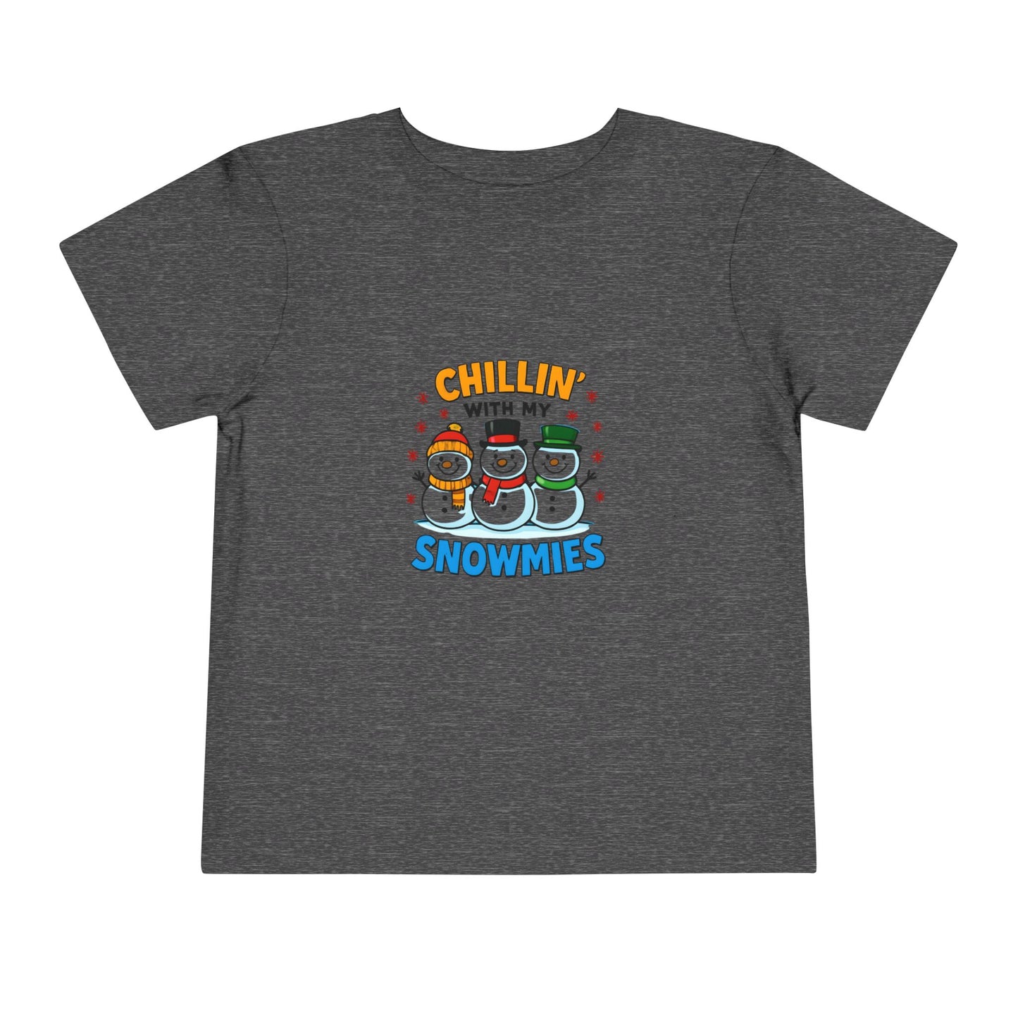 Chillin' with My Snowmies Toddler Christmas Tee