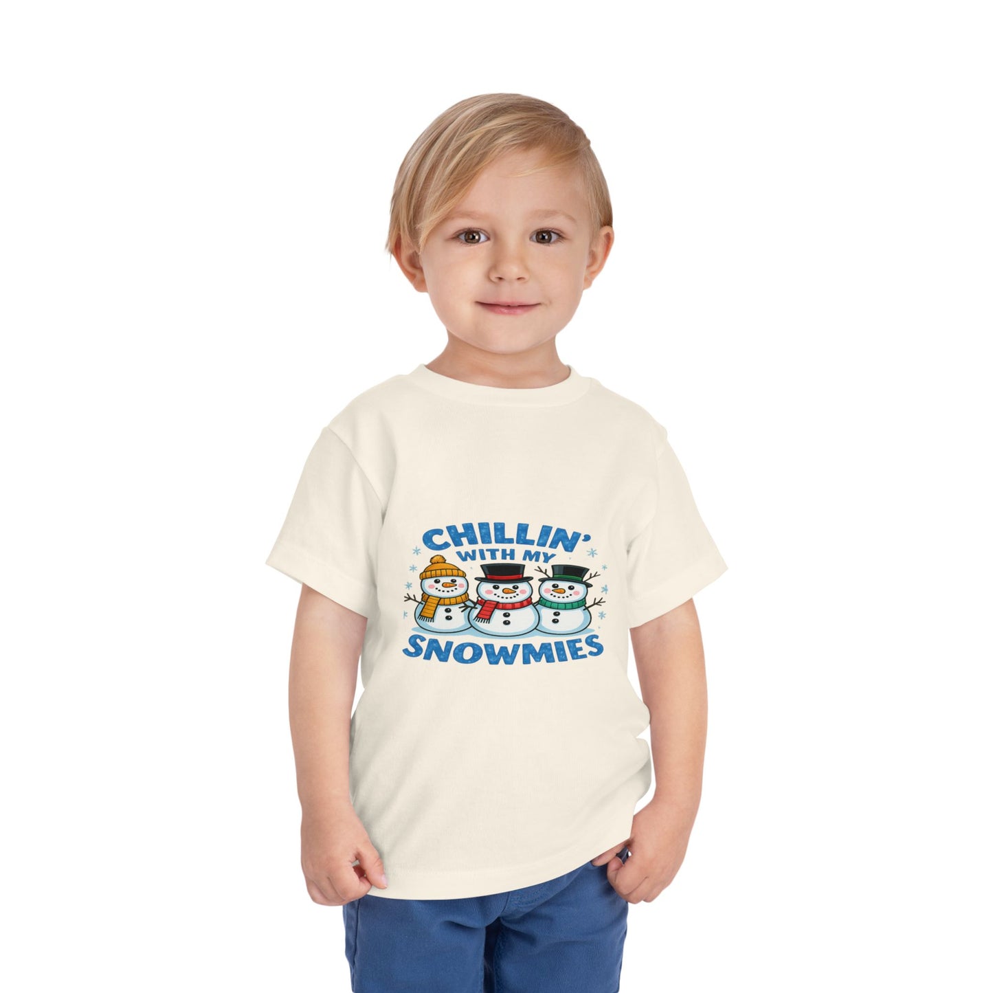 Chillin' with My Snowmies Toddler Christmas Tee