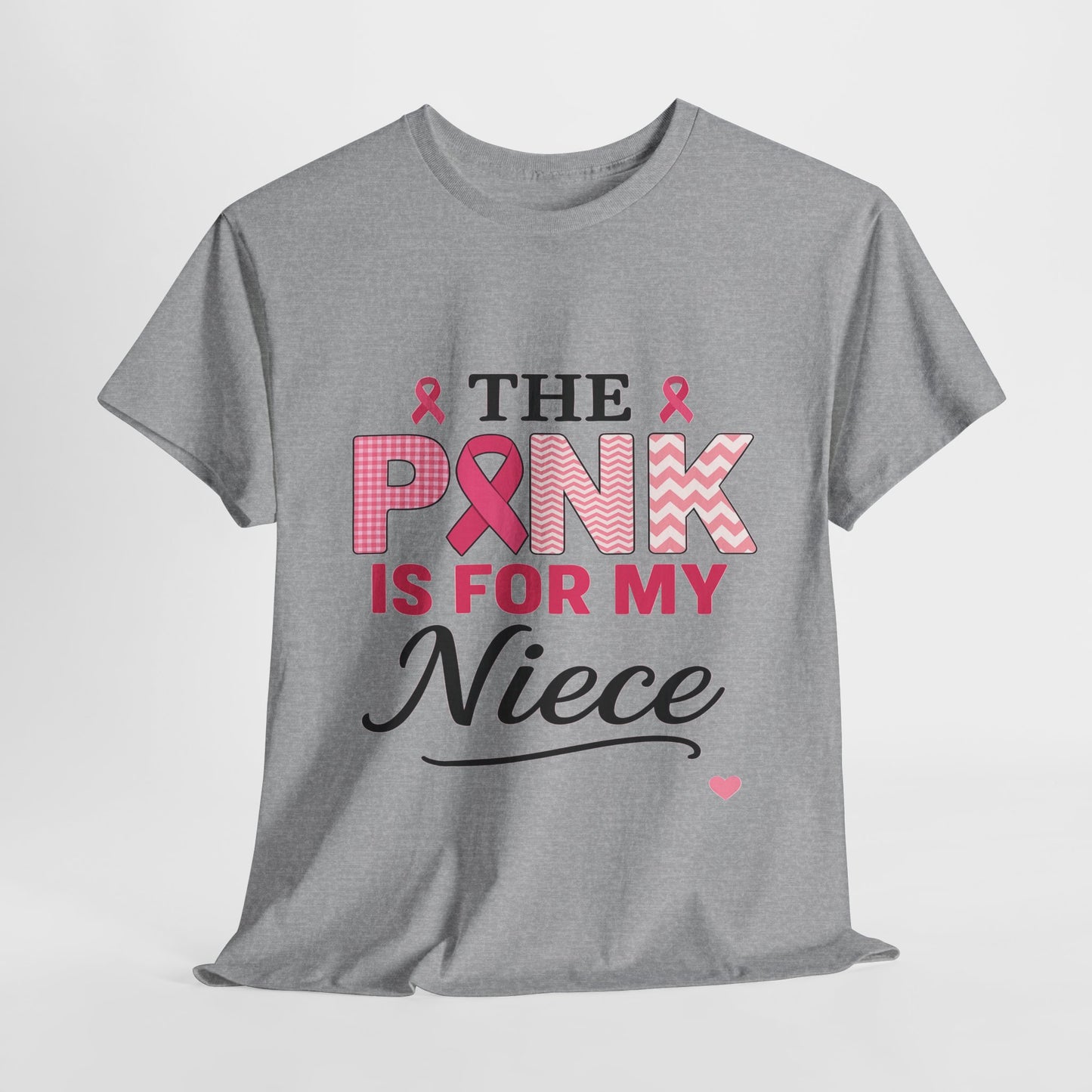 Pink Ribbon Niece Tee - Breast Cancer Awareness