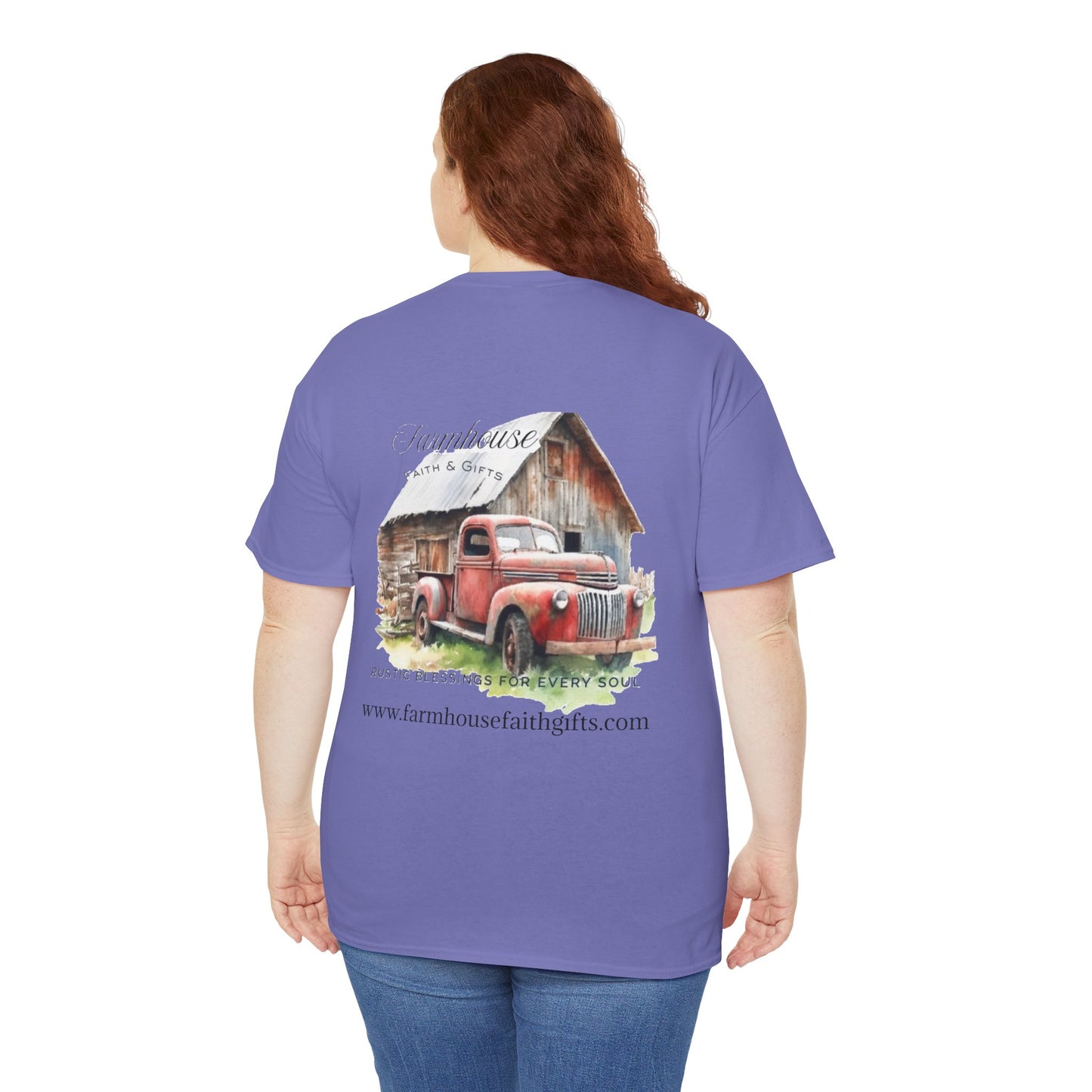 Rustic Farmhouse Unisex Tee, Country Style Shirt, Vintage Truck Tee, Back to Nature Apparel, Ideal Gift for Farm Lovers