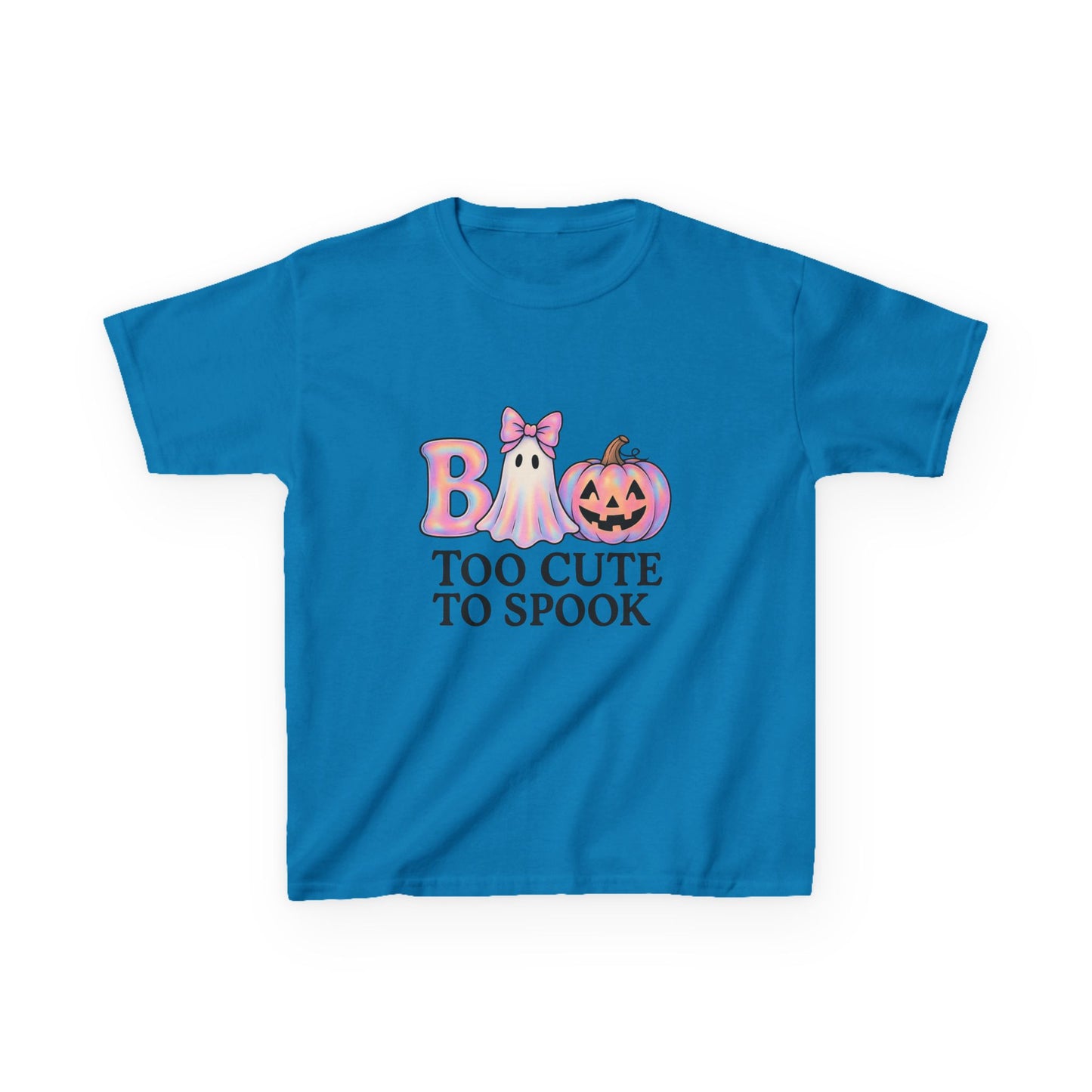 Boo! Too Cute to Spook Halloween Tee for Kids