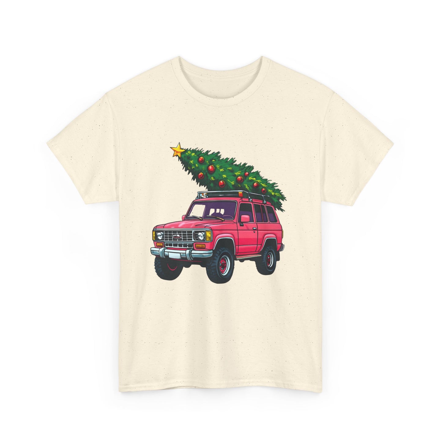 Pink SUV Christmas Tree Tee