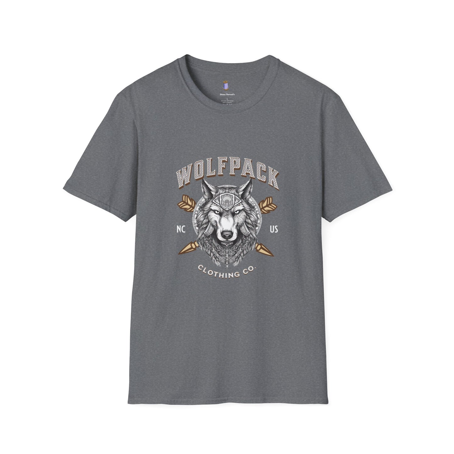 Wolfpack Graphic Unisex T-Shirt, Casual Wear, Gift for Nature Lovers, Outdoorsy Shirt, Unique Wolf Design, Perfect for Hiking