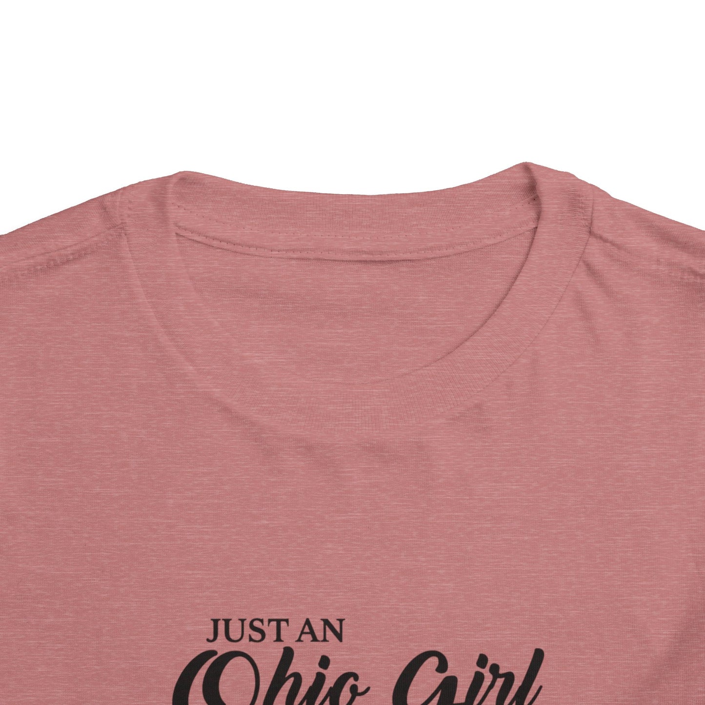Toddler Tee Ohio Girl in North Carolina World Design Shirt