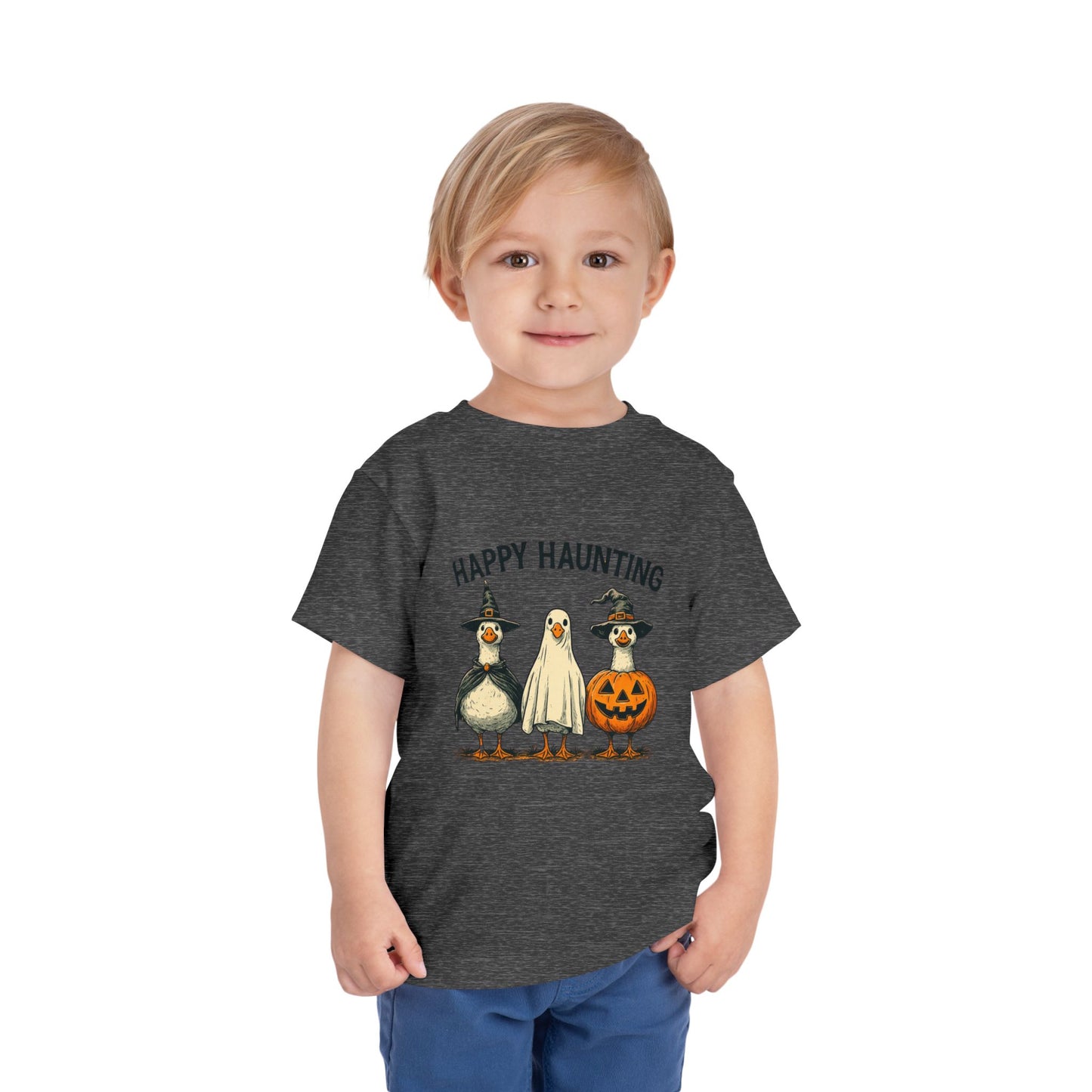 Happy Haunting Goose Halloween Tee