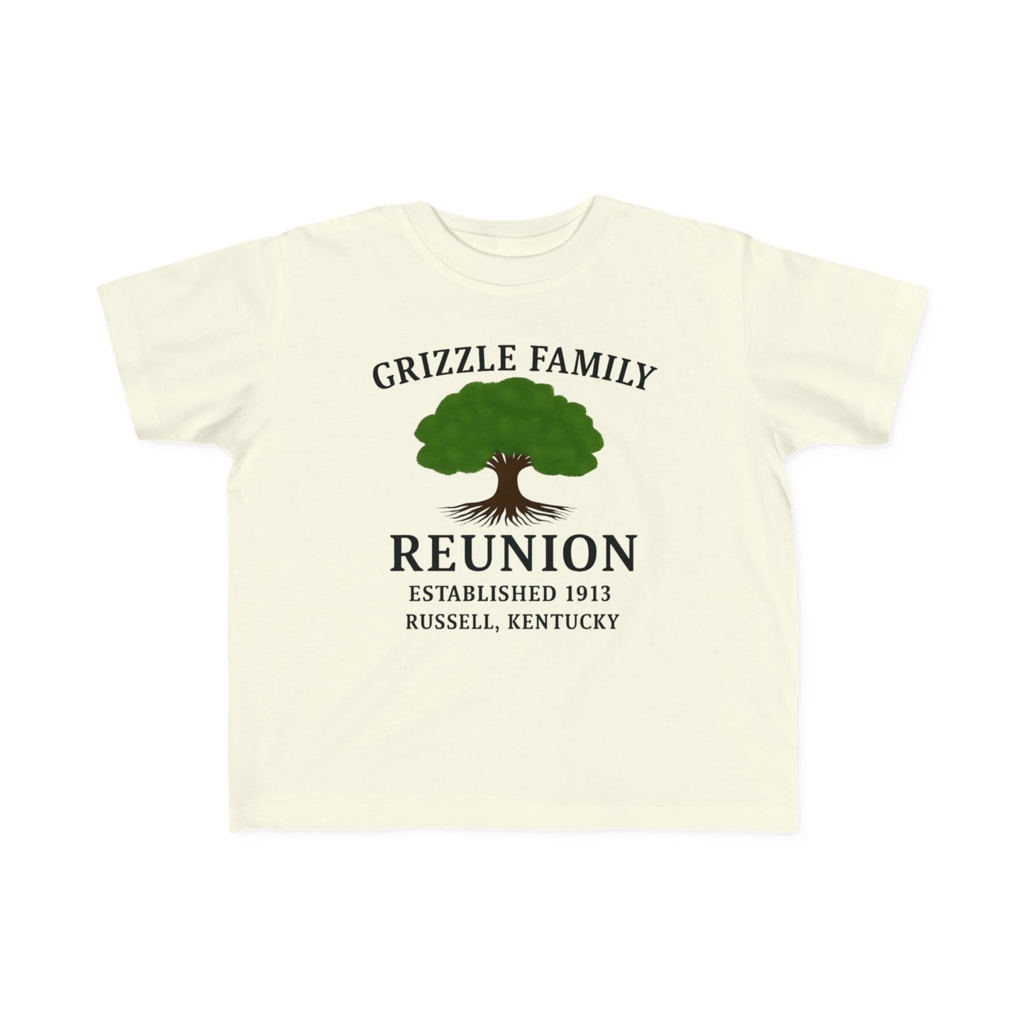 Personalized Grizzle Family Reunion Toddler Tee, Kid's Cotton T-Shirt, Children's Family Gathering Shirt, Custom Family Tee, Kids Event Shirt