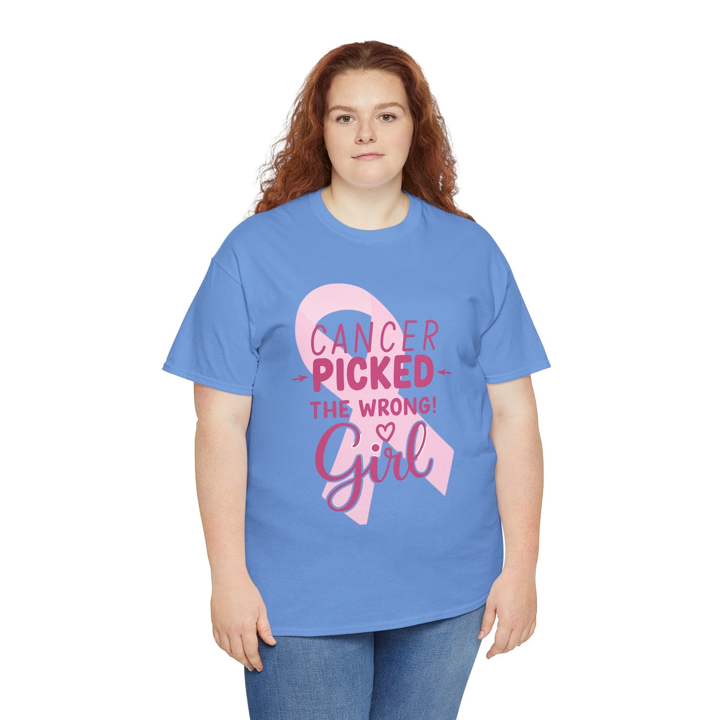 Cancer: The Wrong Picked Girl - Pink Ribbon Tee