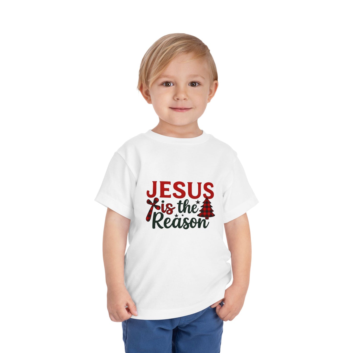 Jesus Is The Reason Toddler Christmas Tee