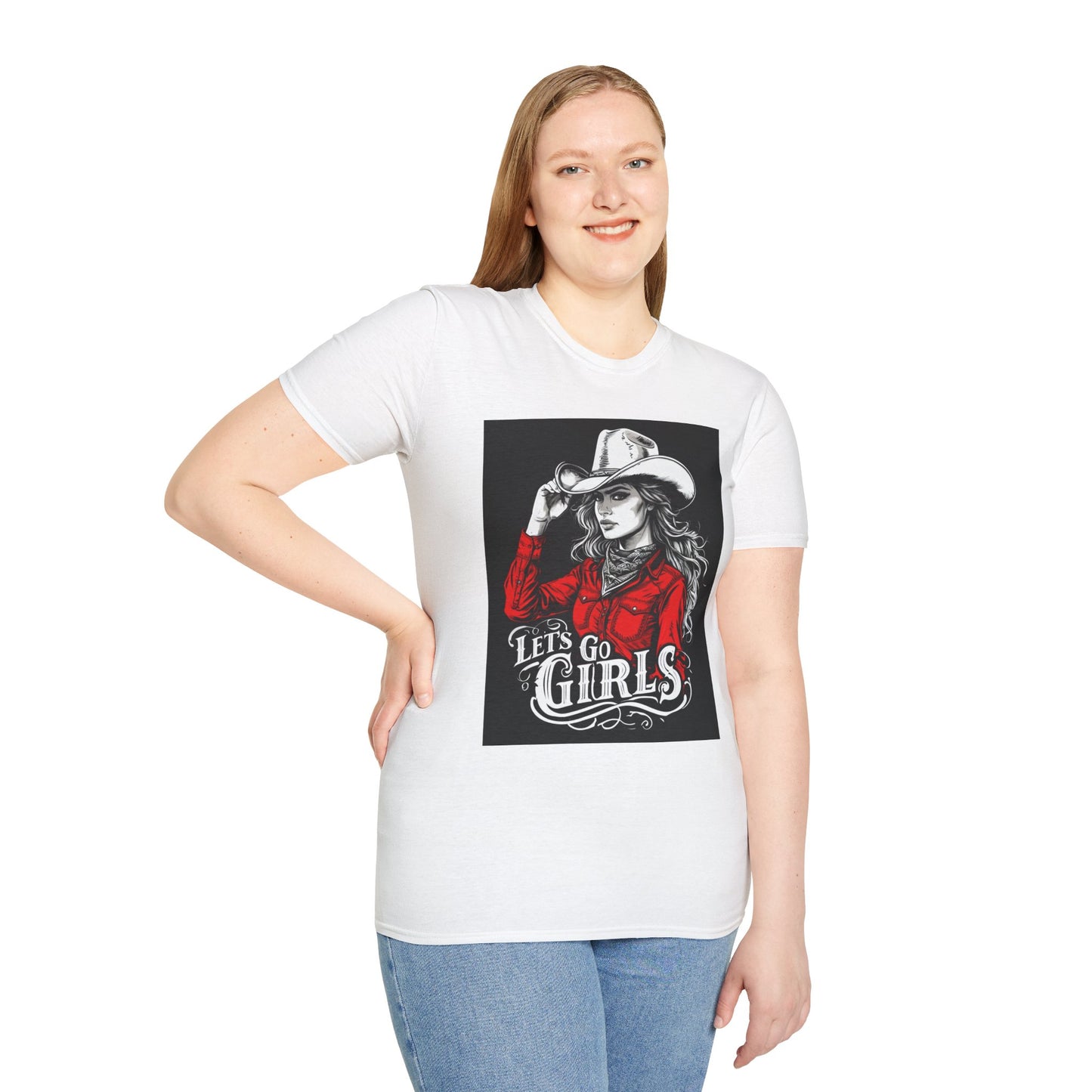 Western Style Graphic Tee, Let's Go Girls T-Shirt, Rodeo Fashion Shirt, Cowgirl Outfit, Country Music Apparel