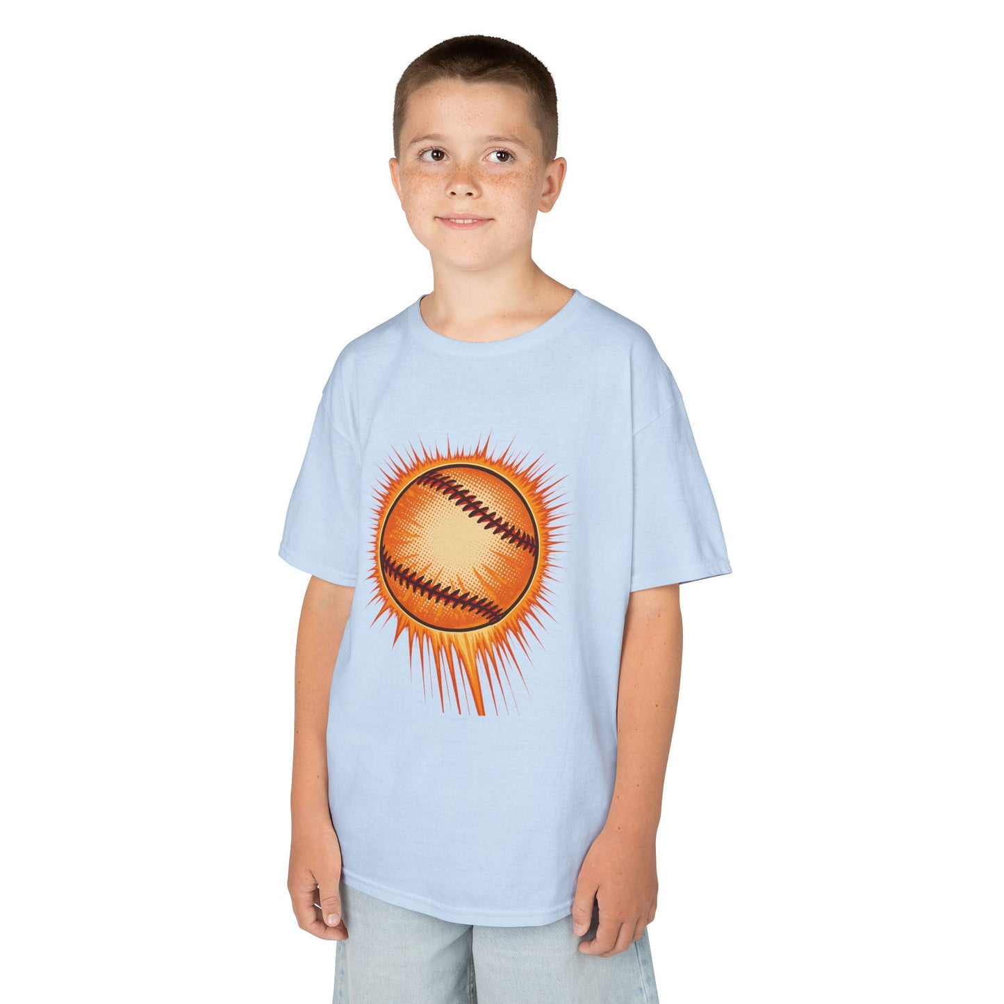 Kids Baseball Graphic Tee, Youth Sports Shirt, Summer Outdoor Top, Gift for Little Athletes, Baseball Lover Apparel