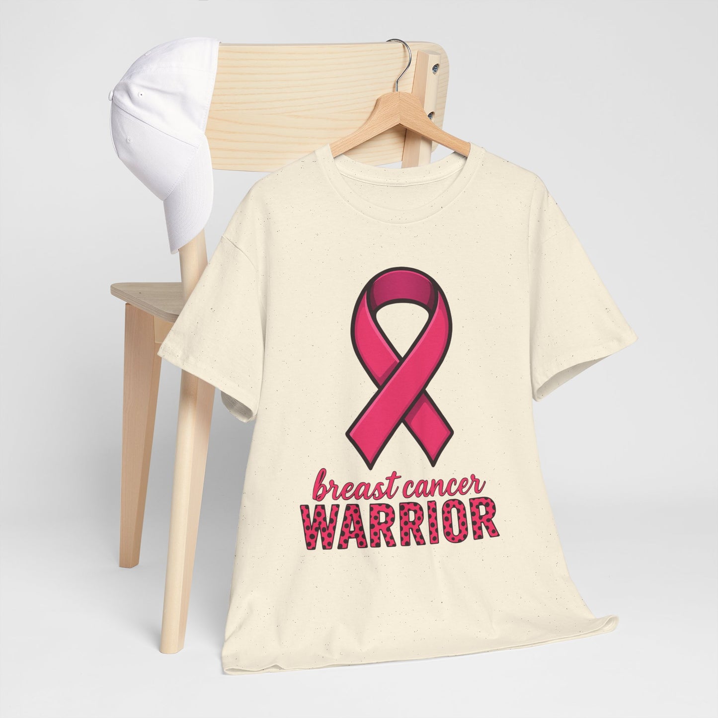 Breast Cancer Warrior Pink Ribbon Tee