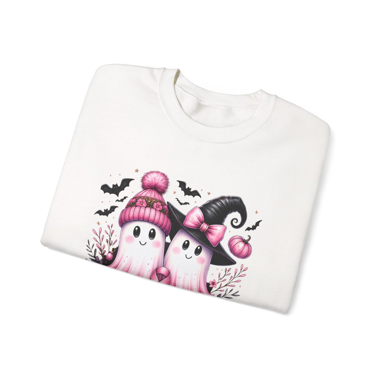 Boo-tiful Breast Cancer Awareness Halloween Crewneck