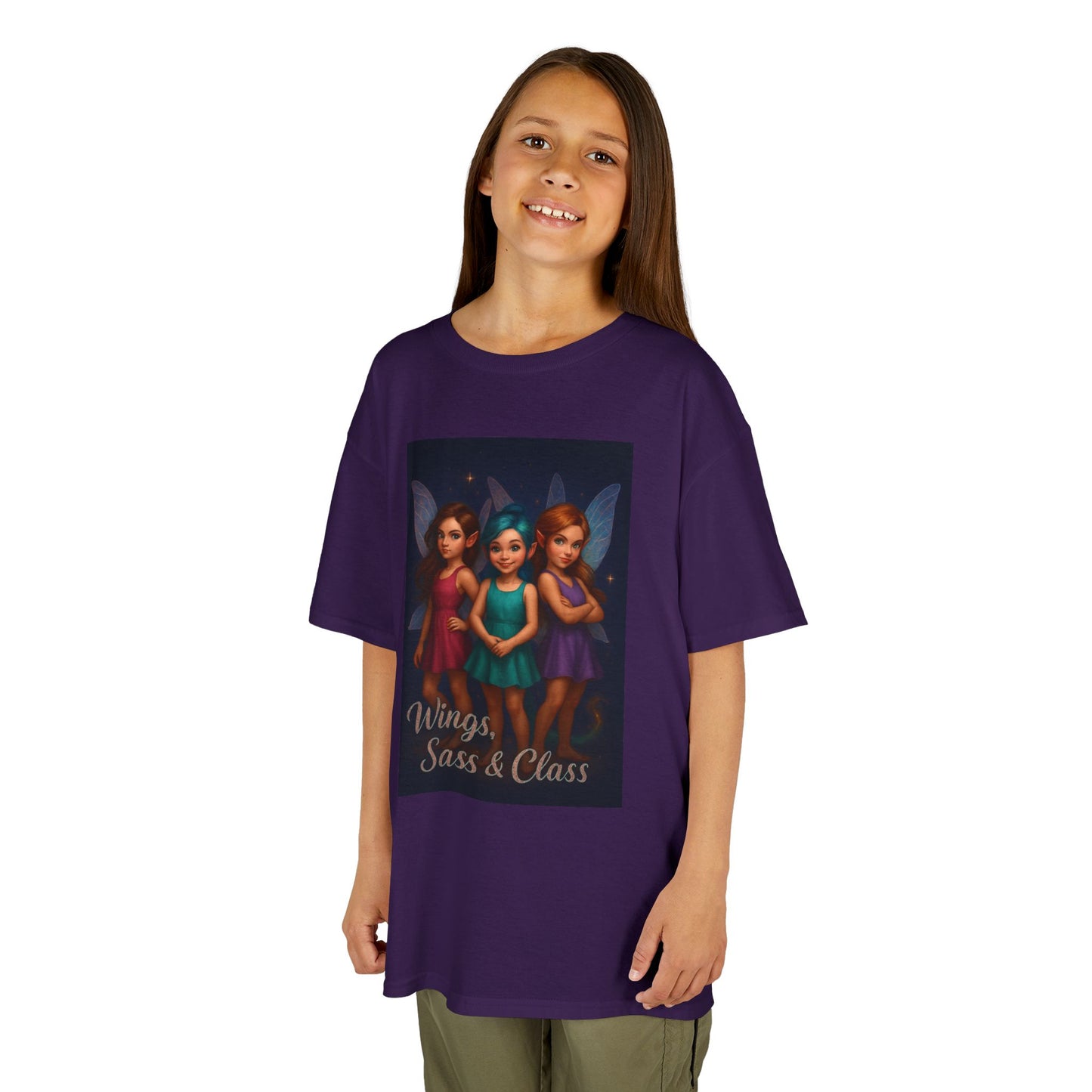 Whimsical Fairy Kids Tee, Cute T-Shirt for Girls, Birthday Gift, Fairytale Apparel, Fantasy Themed Clothing