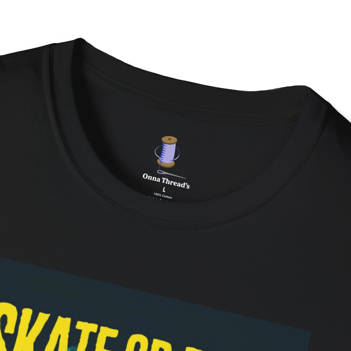 Skate or Rot Unisex Softstyle T-Shirt - Perfect for Skate Lovers, Casual Wear, Gift for Birthdays, Skateboarding Events, Summer Days