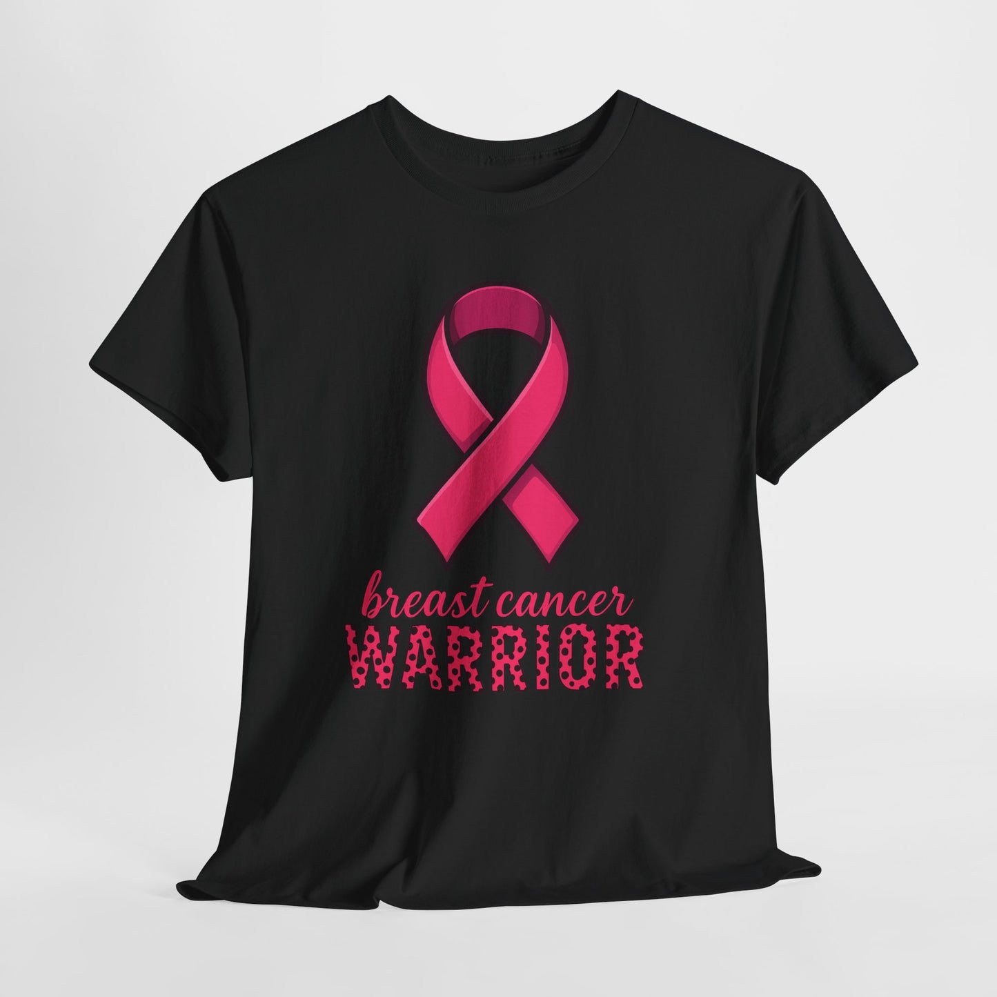Breast Cancer Warrior Pink Ribbon Tee