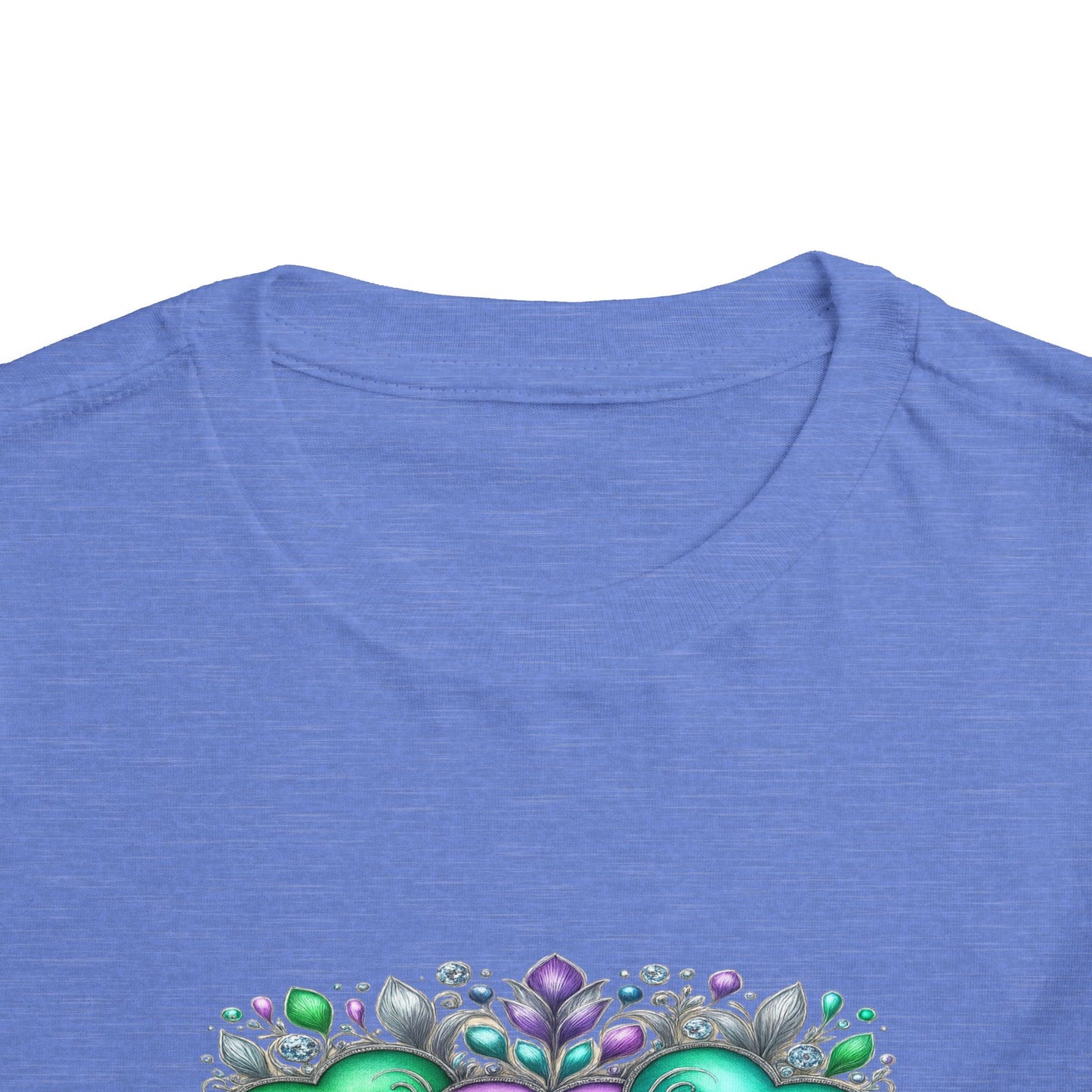 Toddler Tee Live Laugh Love Floral Design