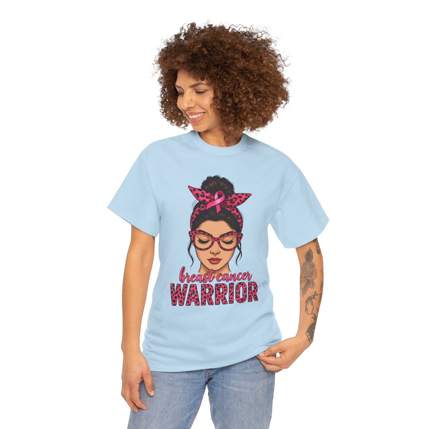 Breast Cancer Warrior Tee - Pink Ribbon Support