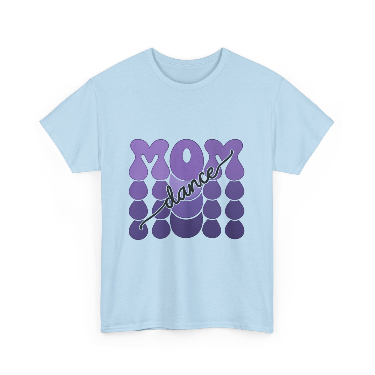 MOM Dance – Purple Letter Stage Spirit Tee