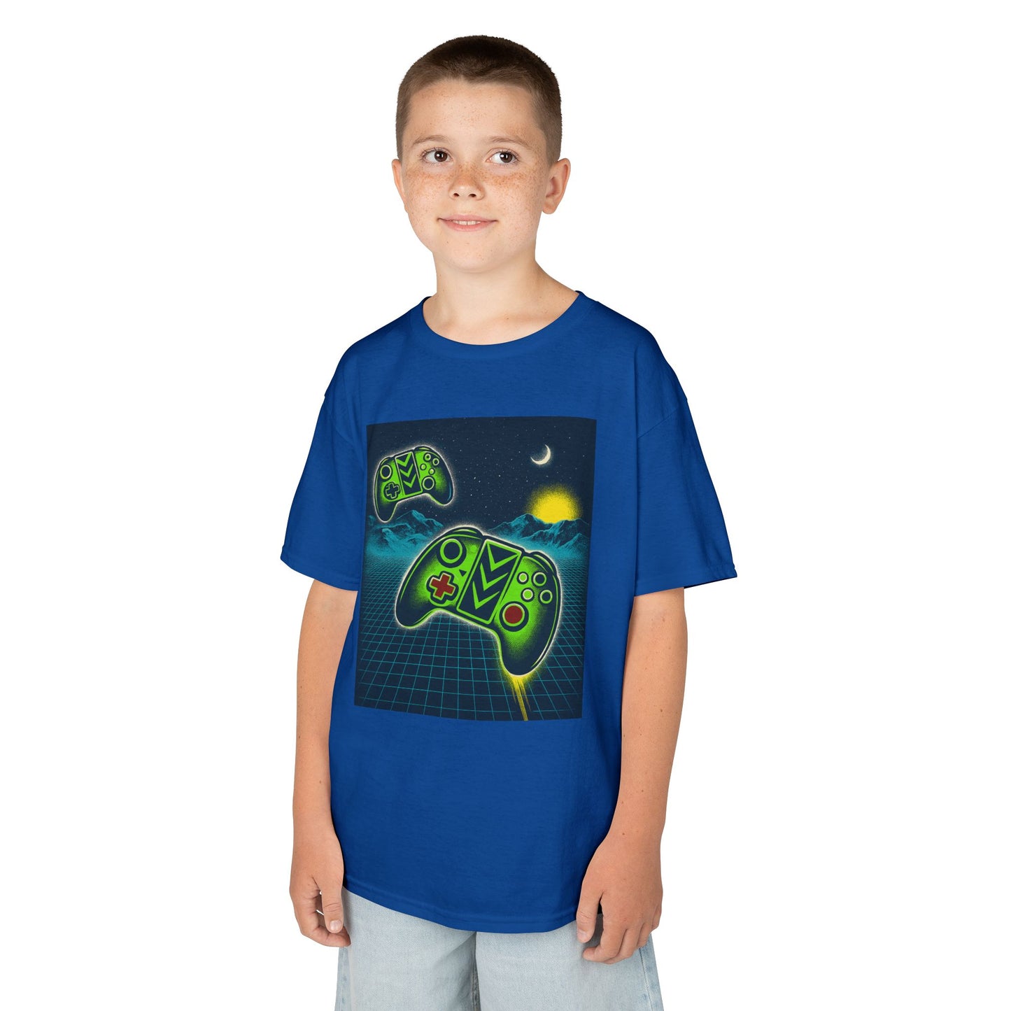 Retro Gamer Kids Tee, Stylish Children's T-Shirt, Video Game Shirt, Fun Birthday Gift, Cool Summer Outfit