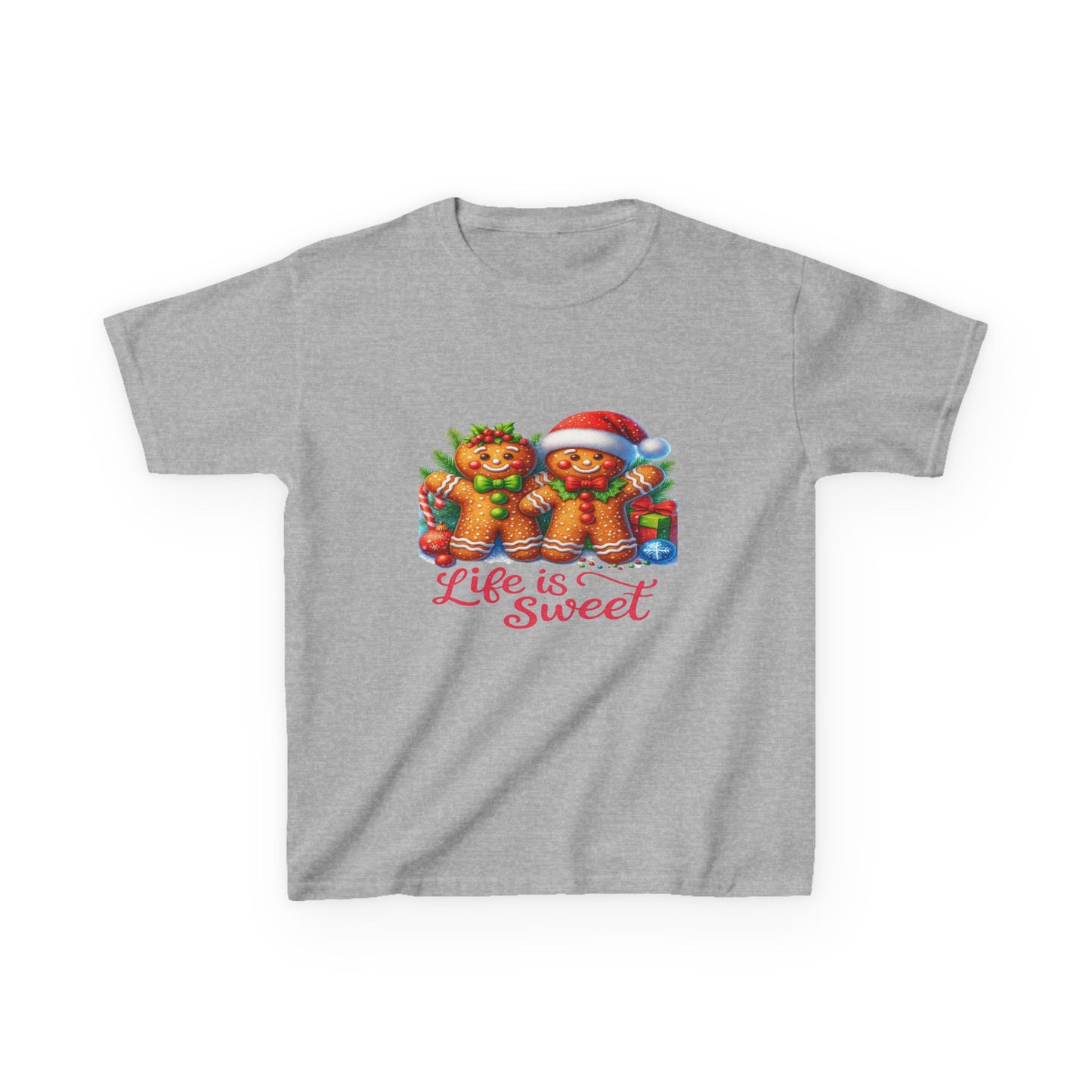 Gingerbread Dino Christmas Tee - Life is Sweet!