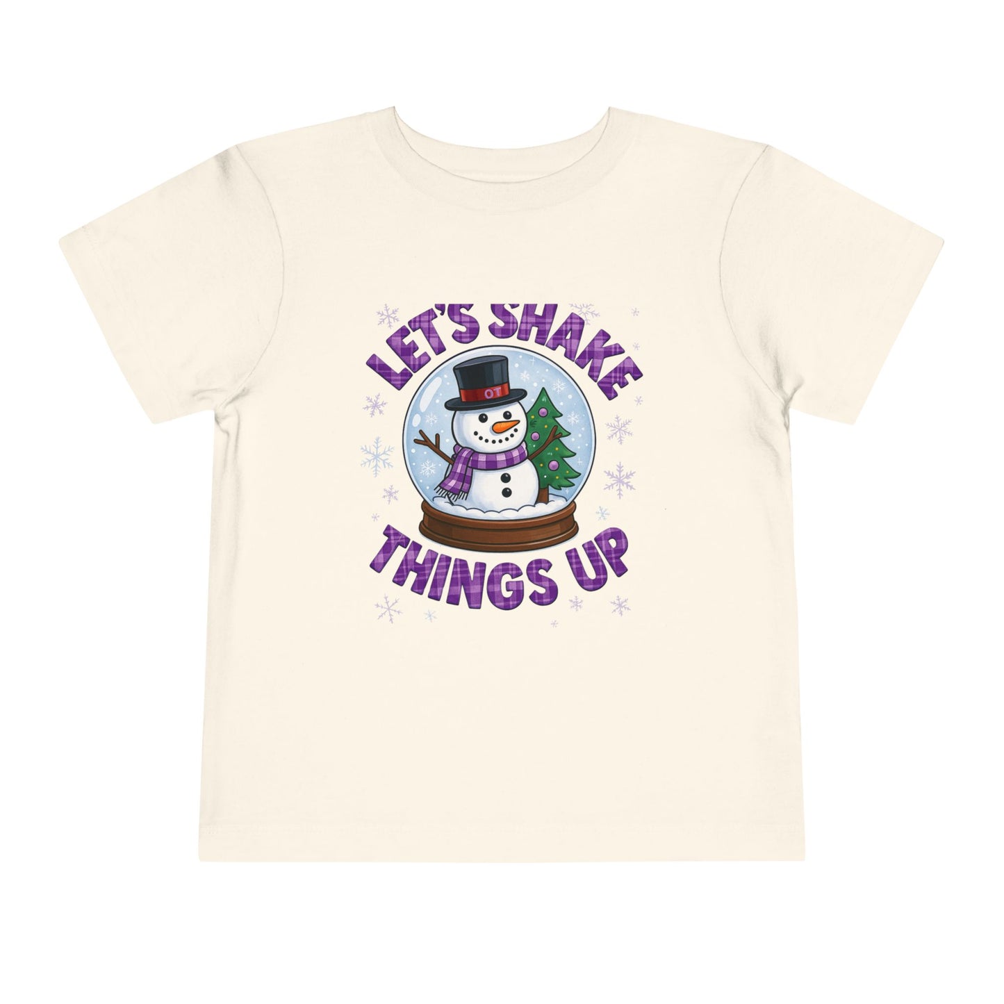 Shake Things Up! Snowman Christmas Toddler Tee