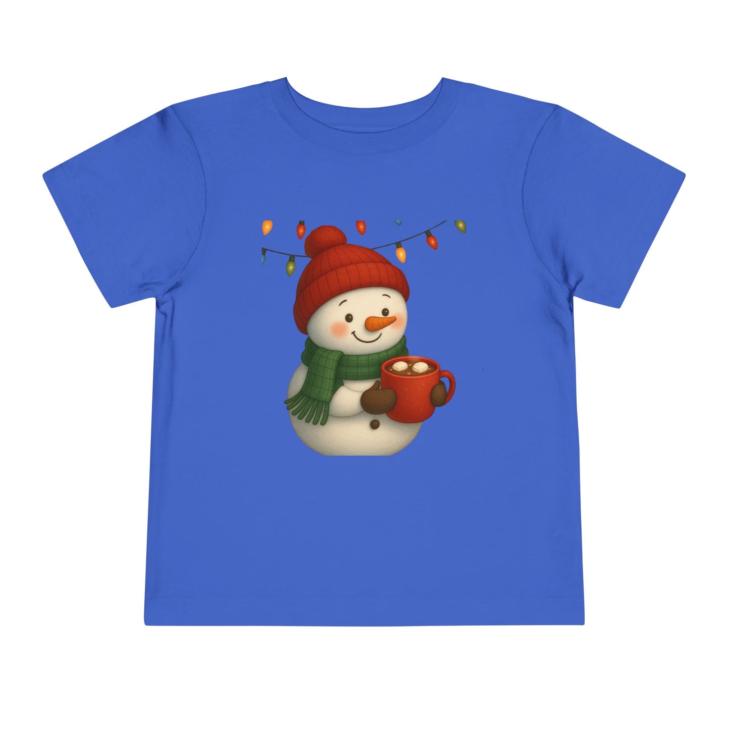 Snowman & Hot Chocolate Toddler Christmas Tee