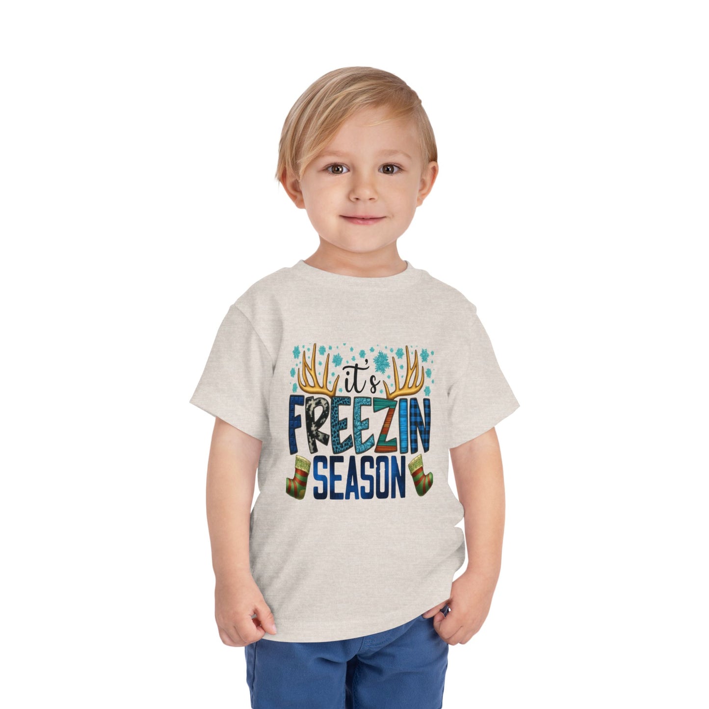 It's FREEZIN' SEASON Toddler Christmas Tee