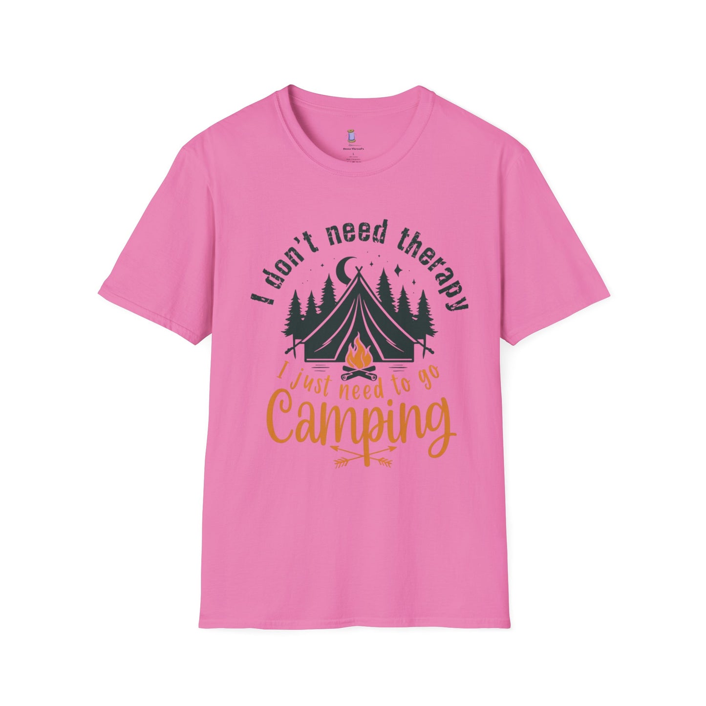 Camping Therapy Unisex T-Shirt | Outdoor Enthusiast Gift | Nature Lover Tee | Adventure Shirt | Camping Apparel