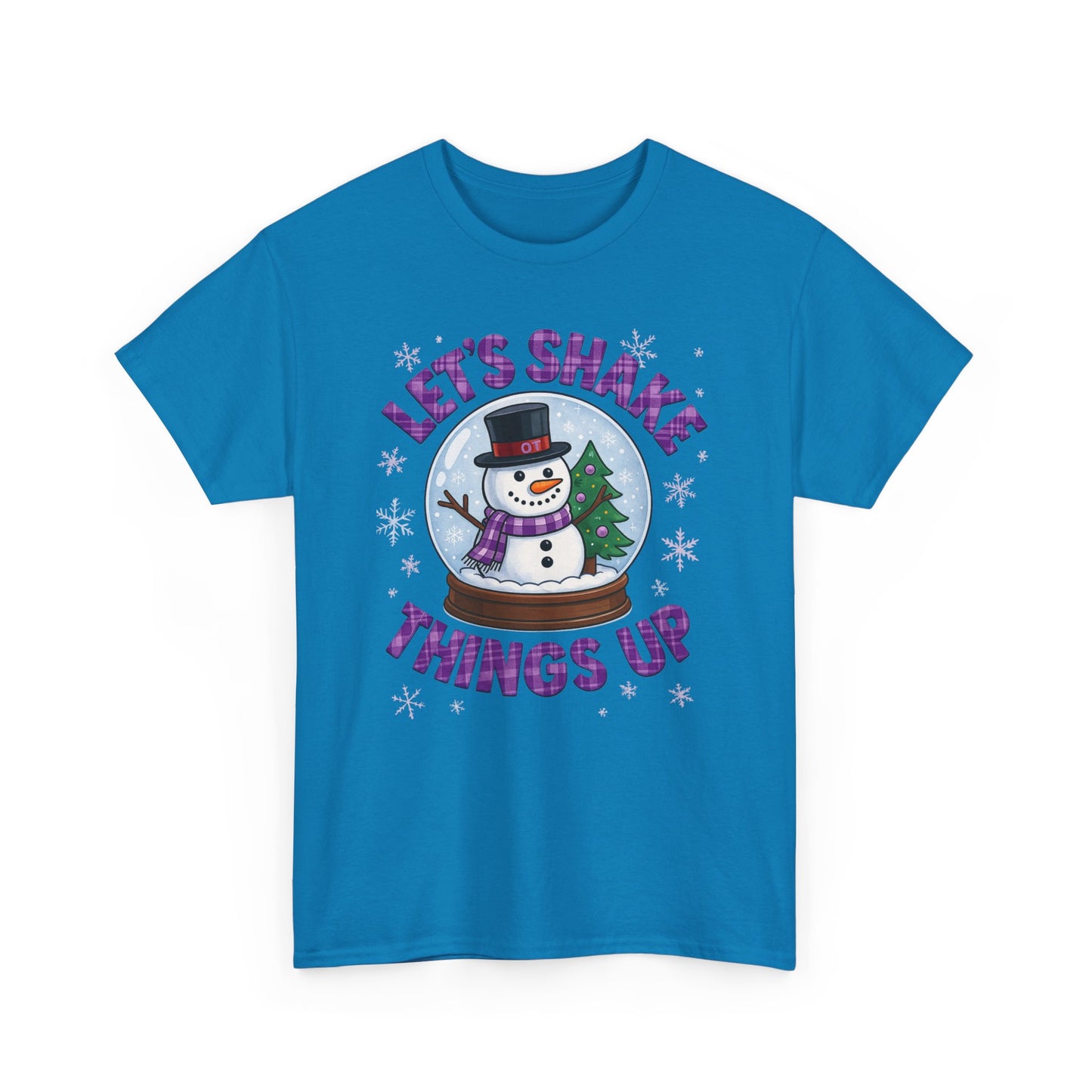 Snow Globe Tee with Let's Shake Things Up Design
