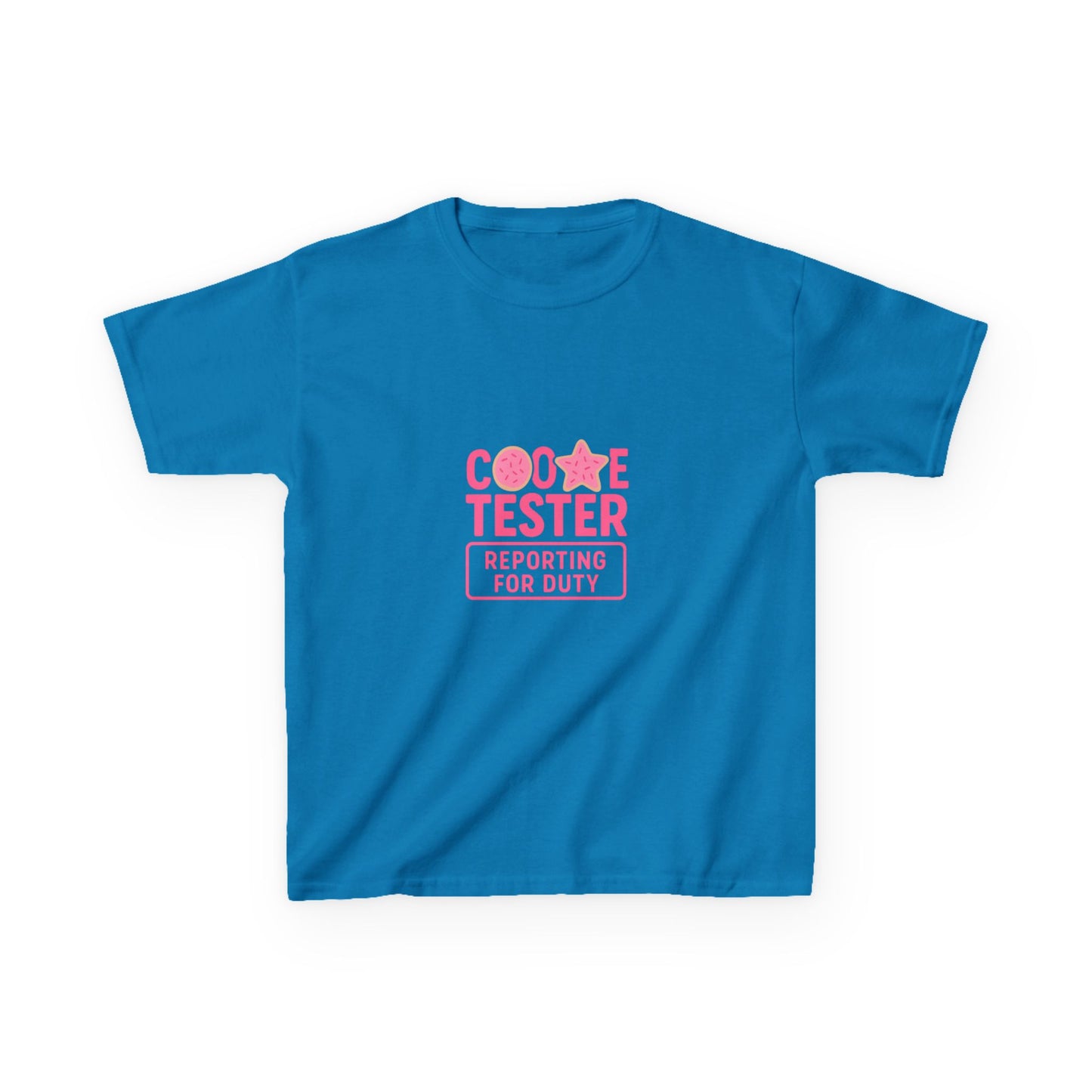 Cookie Tester Dino Christmas Tee - Kids Holiday Shirt