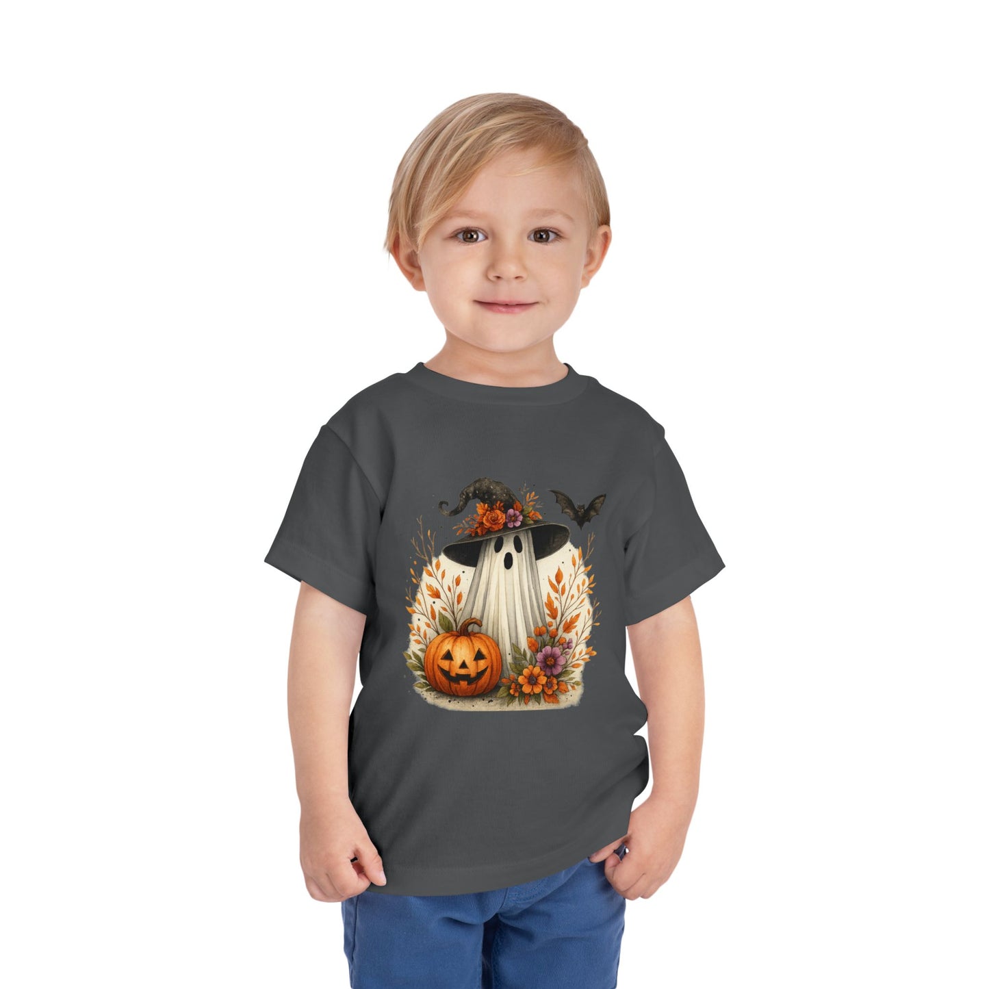 Toddler T-Shirt Friendly Ghost Halloween Tee
