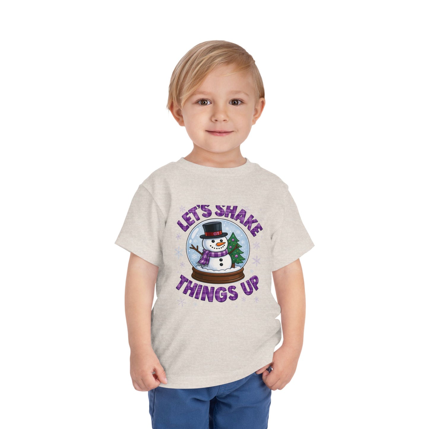Shake Things Up! Snowman Christmas Toddler Tee
