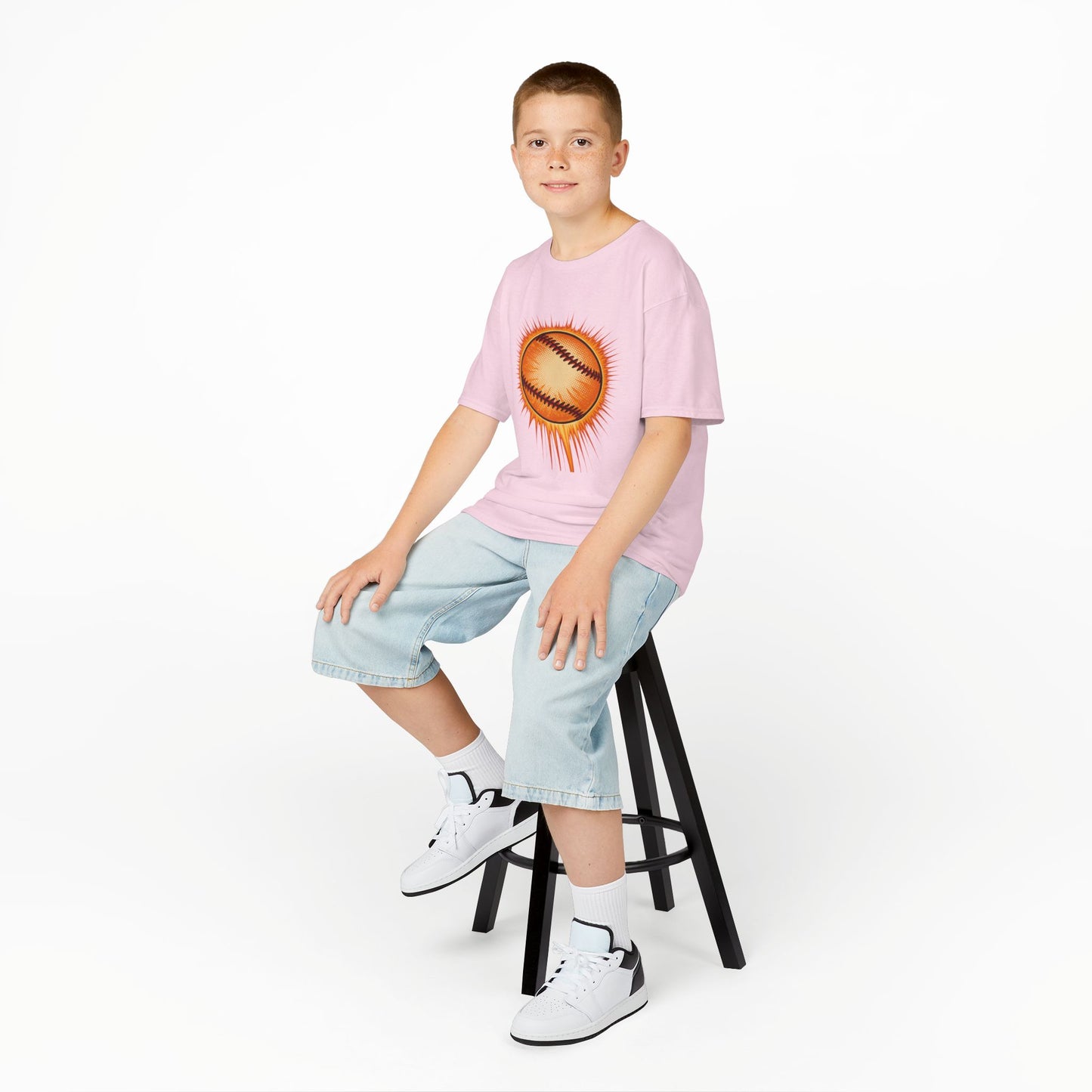 Kids Baseball Graphic Tee, Youth Sports Shirt, Summer Outdoor Top, Gift for Little Athletes, Baseball Lover Apparel