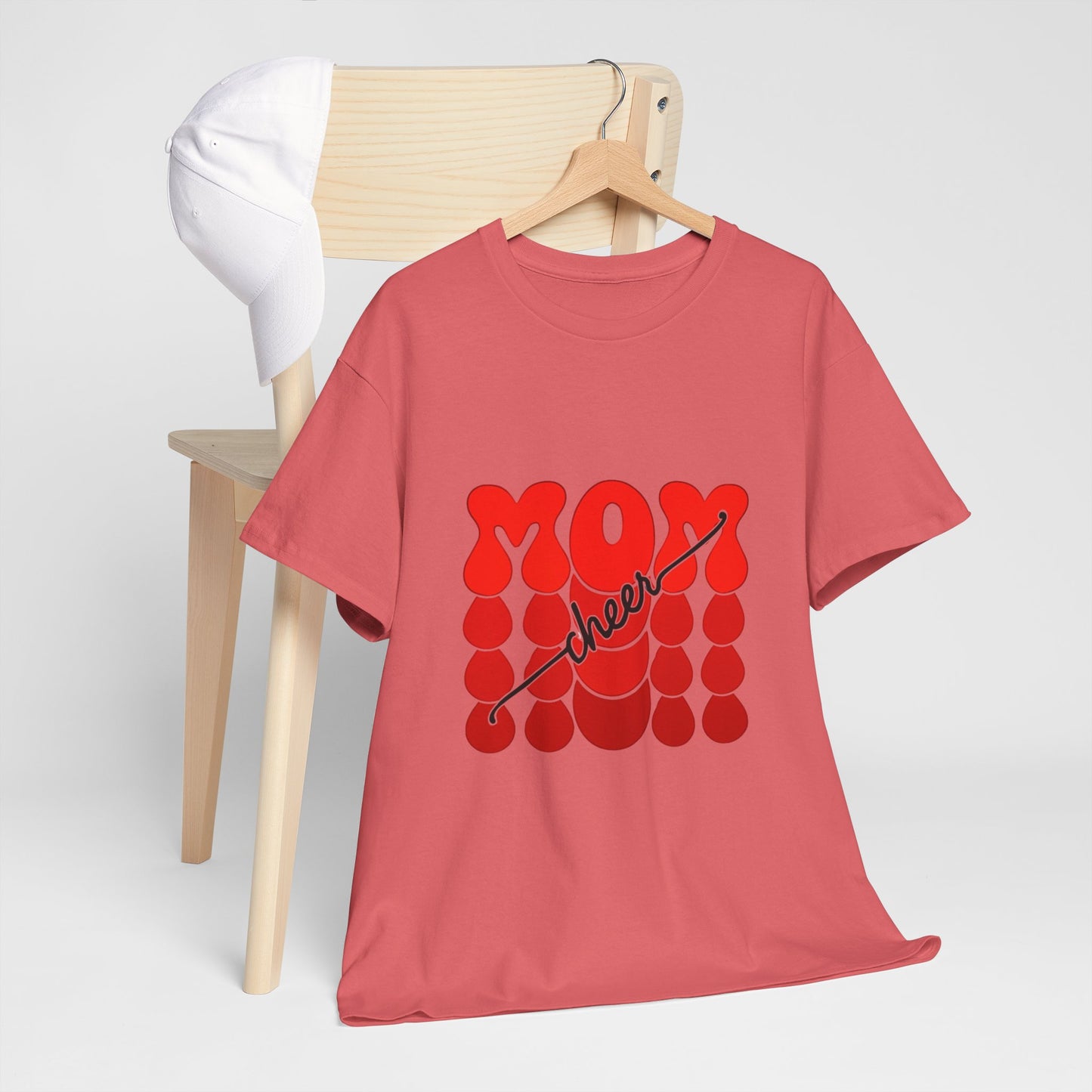 Retro Mom Cheer Tee – Bold Support & Spirit Shirt