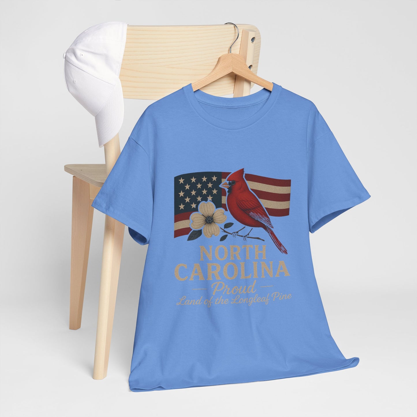 NC Pride: Cardinal, Dogwood & State Flag Tee