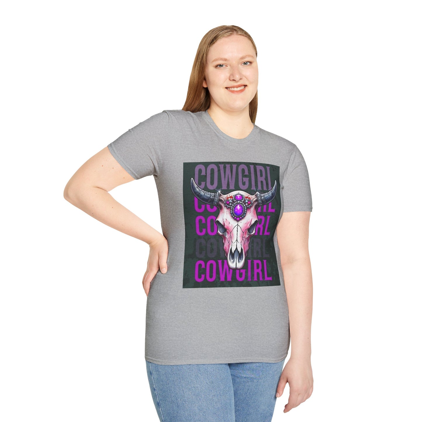 Stylish Cowgirl T-Shirt, Graphic Tee, Gift for Her, Western Apparel, Casual Wear, Festival Outfit, Vintage Cowgirl Style