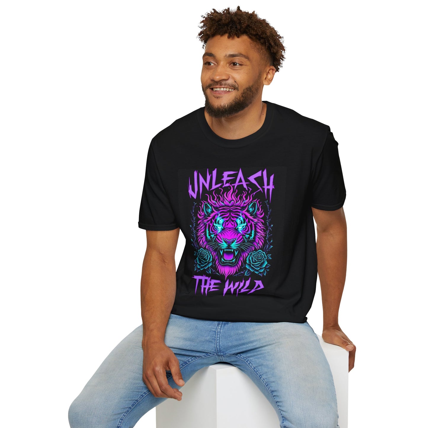 Unleash the Wild Graphic Tee | Cool Graphic Shirt, Unisex T-Shirt, Animal Lover Gift, Nature-Inspired Fashion, Festival Wear