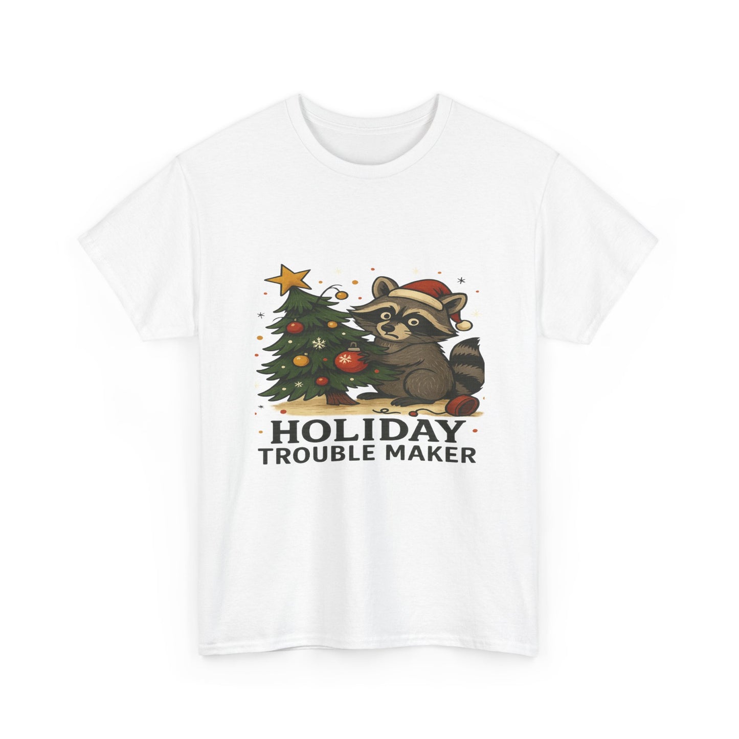Christmas Raccoon Tee