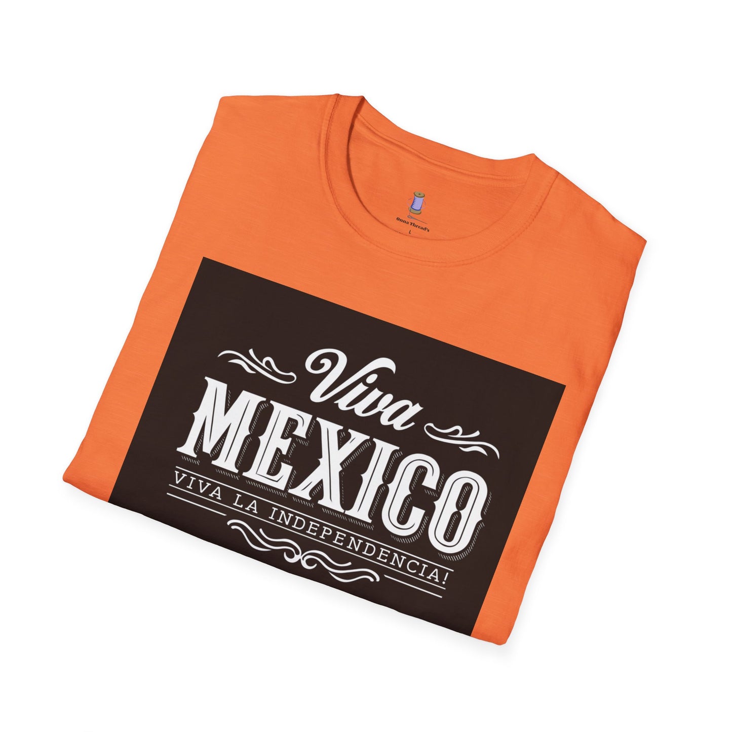 Viva Mexico Tees | Unisex Softstyle T-Shirt for Celebrations, Gifts, Independence Day, Weekend Outings, Casual Wear