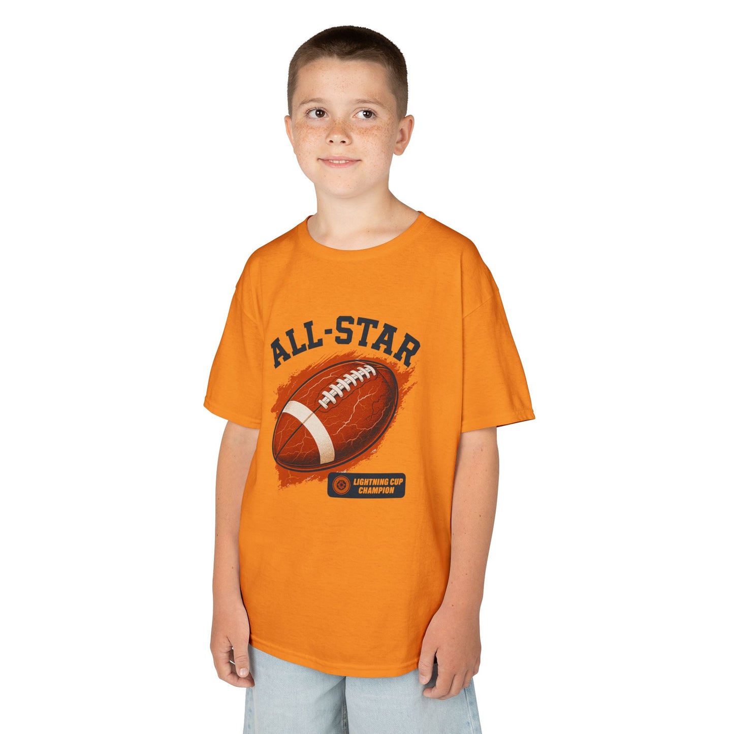 All-Star Kids Football Tee, Sports Apparel, Boys Football Shirt, Kids Casual Wear, Back To School Shirt, Birthday Gift
