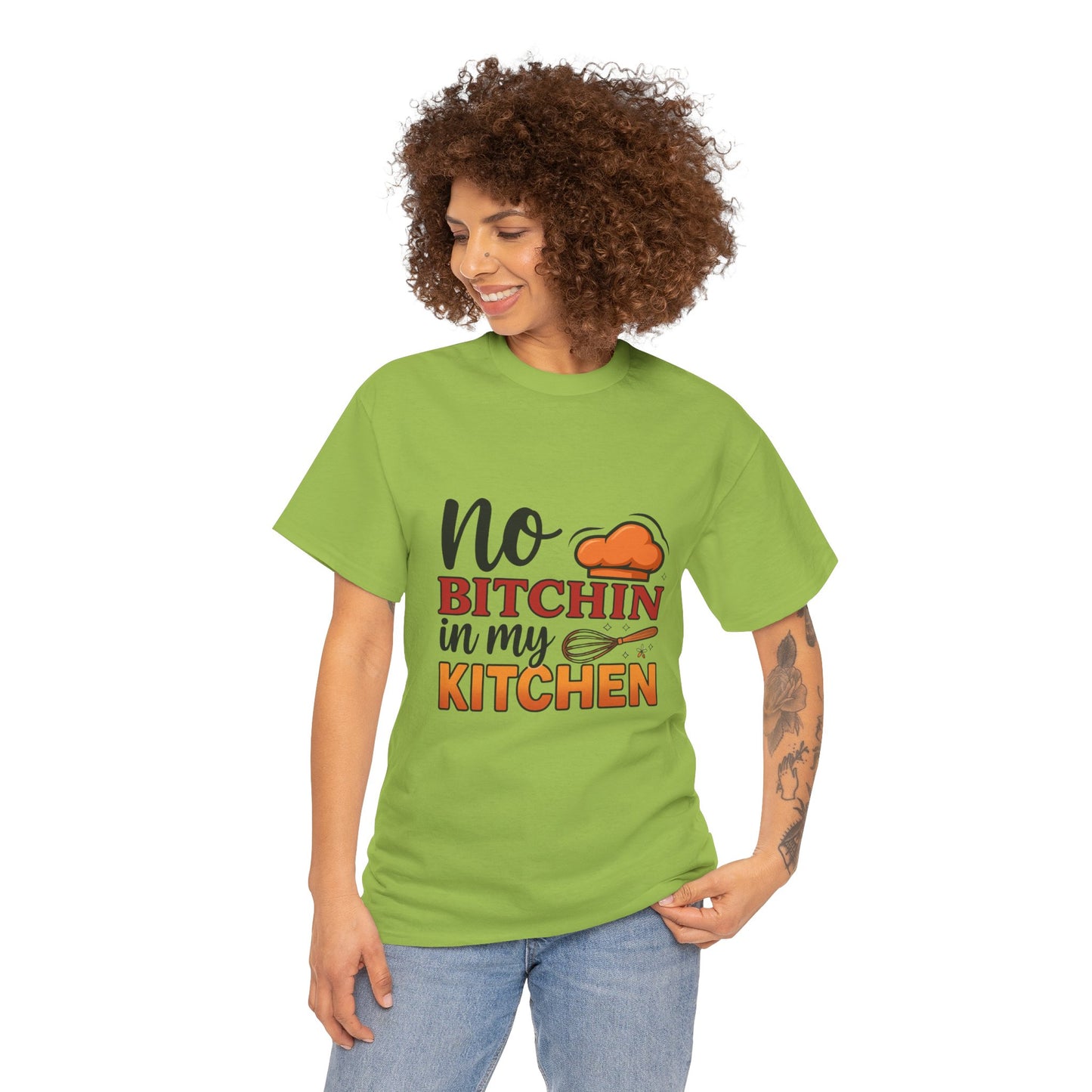 Retro Kitchen Unisex Tee | No Bitchin' in My Kitchen