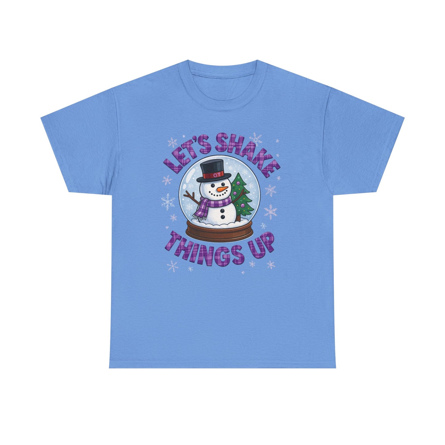 Snow Globe Tee with Let's Shake Things Up Design