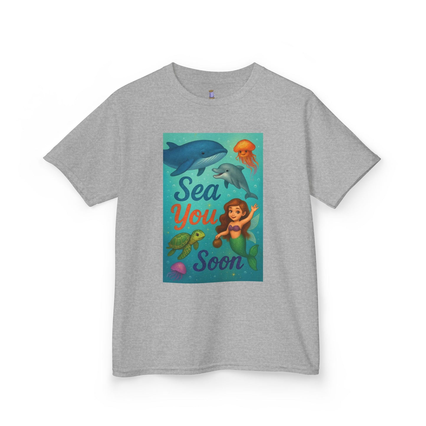 Kids Sea-Themed Tee, Ocean Adventure Shirt, Summer Casual Wear, Beach Birthday Gift, Fun Underwater T-Shirt, Nautical Kids Apparel