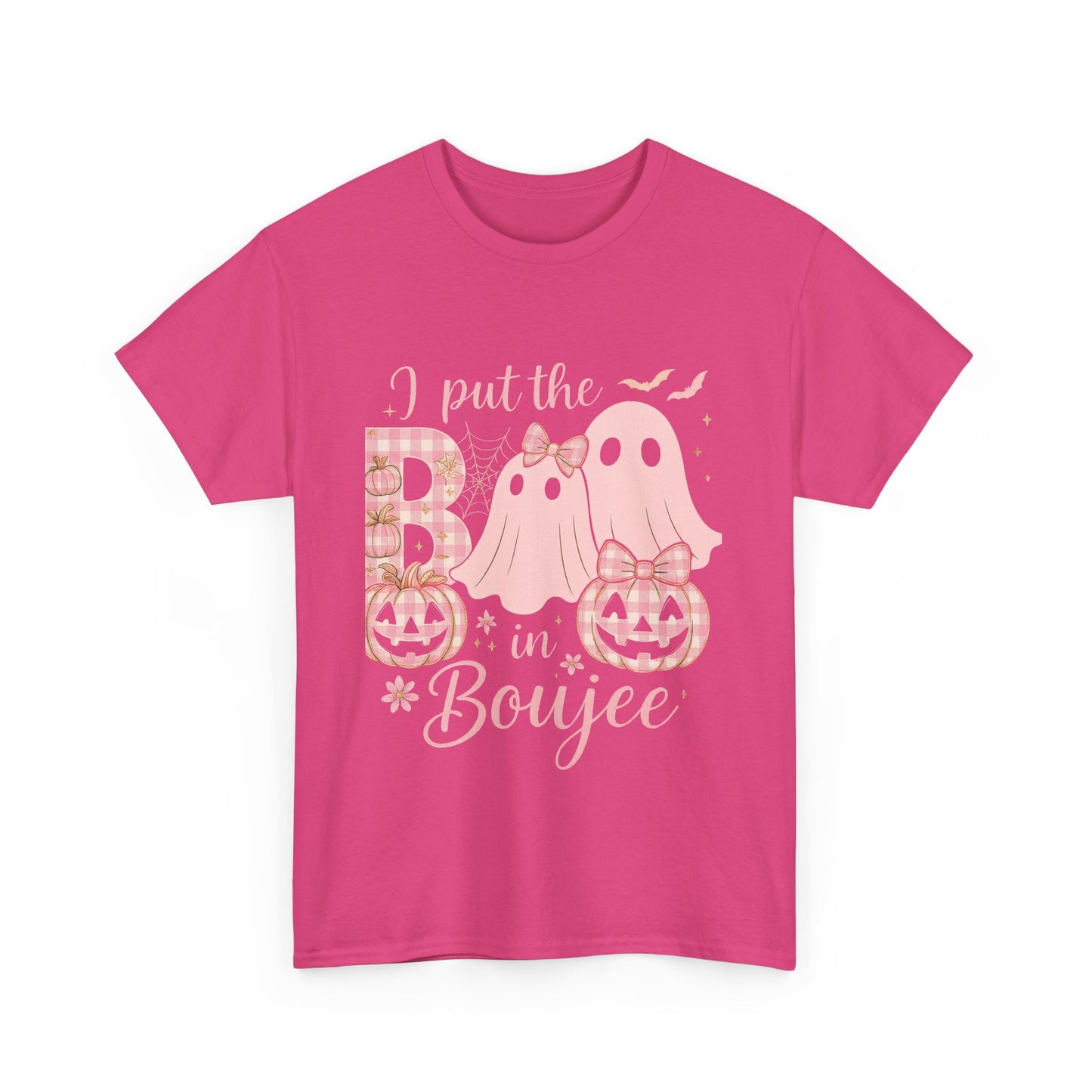 I Put The B In Boujee Pink Halloween Tee