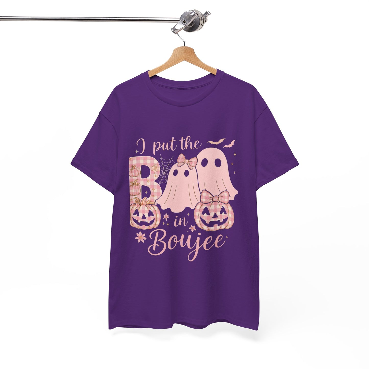I Put The B In Boujee Pink Halloween Tee