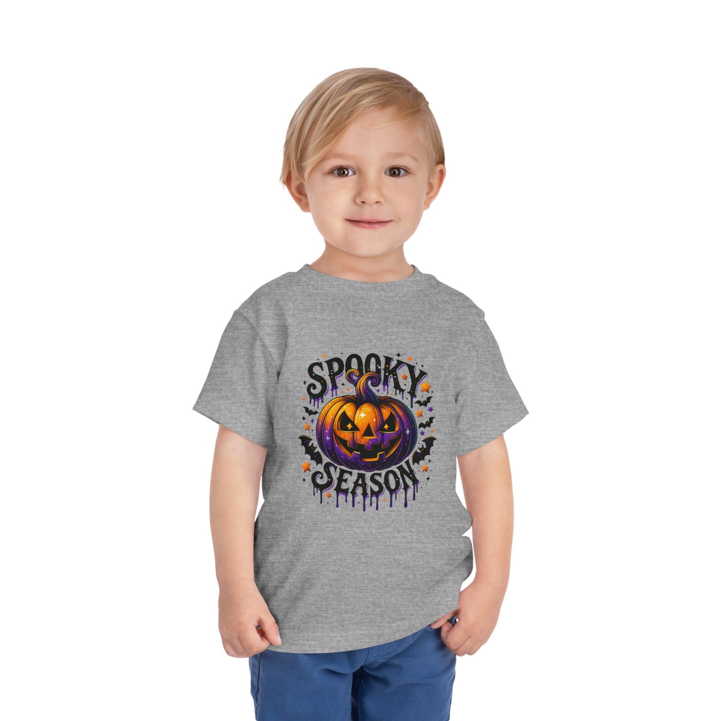 Spooky Season Jack-o'-Lantern Toddler Tee